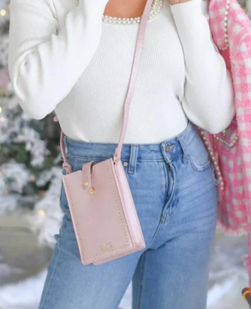 Call You Later Crossbody Blush