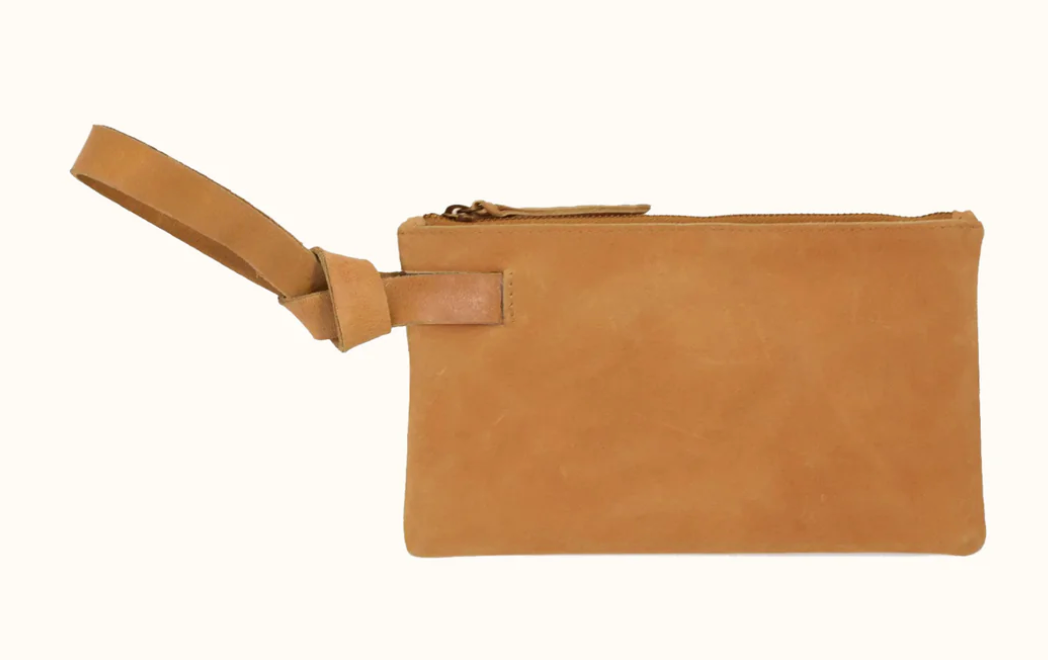 Rachel Wristlet Cognac