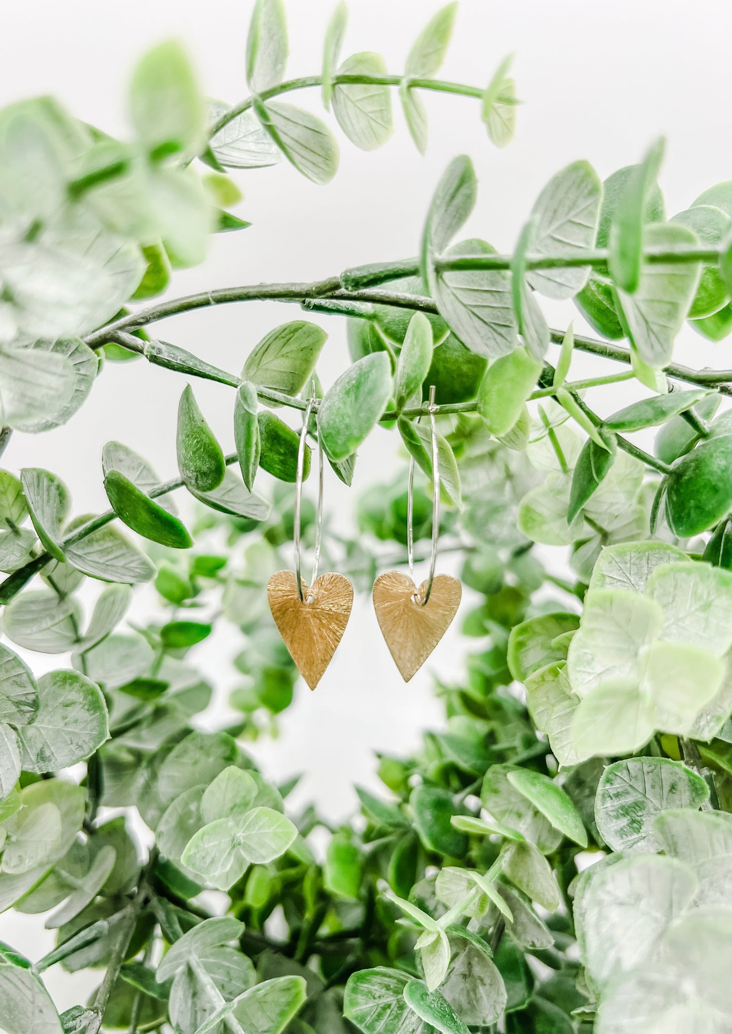 Two Hearts Earrings