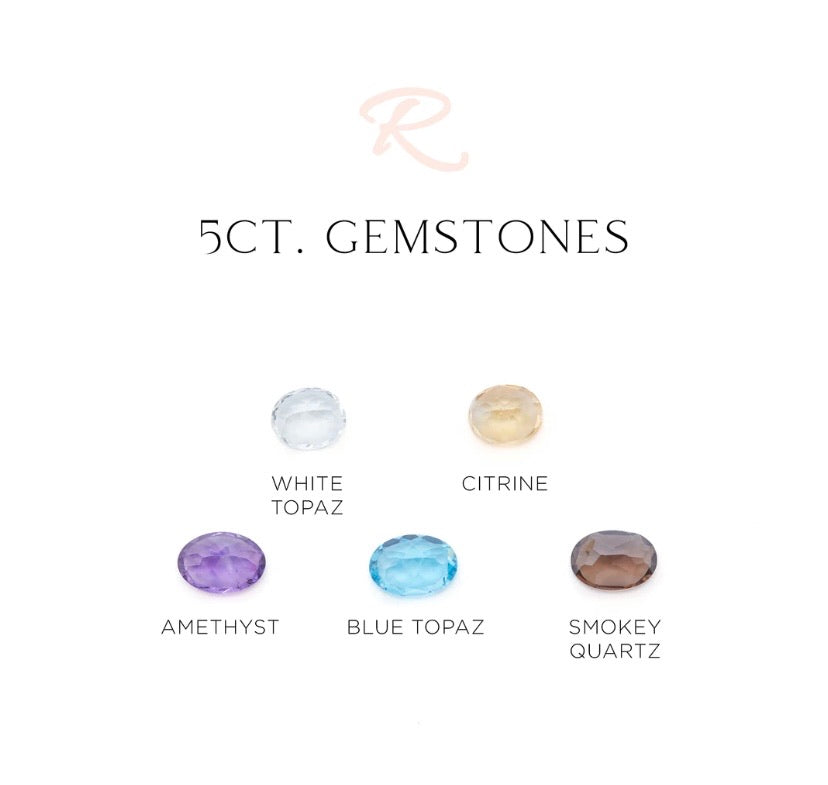Gemstone Blue Topaz Ring
