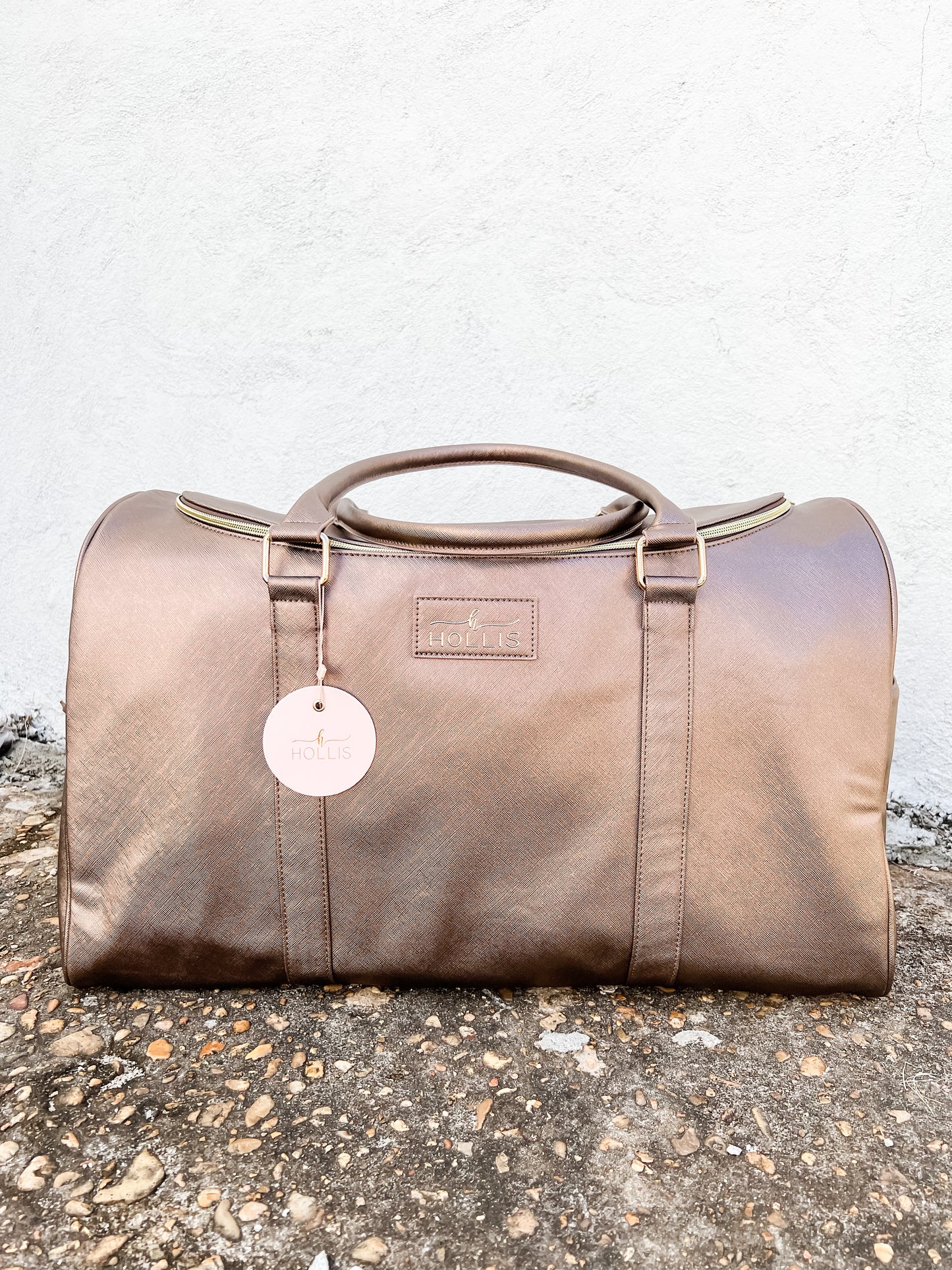 Lux Weekender Metallic Mocha