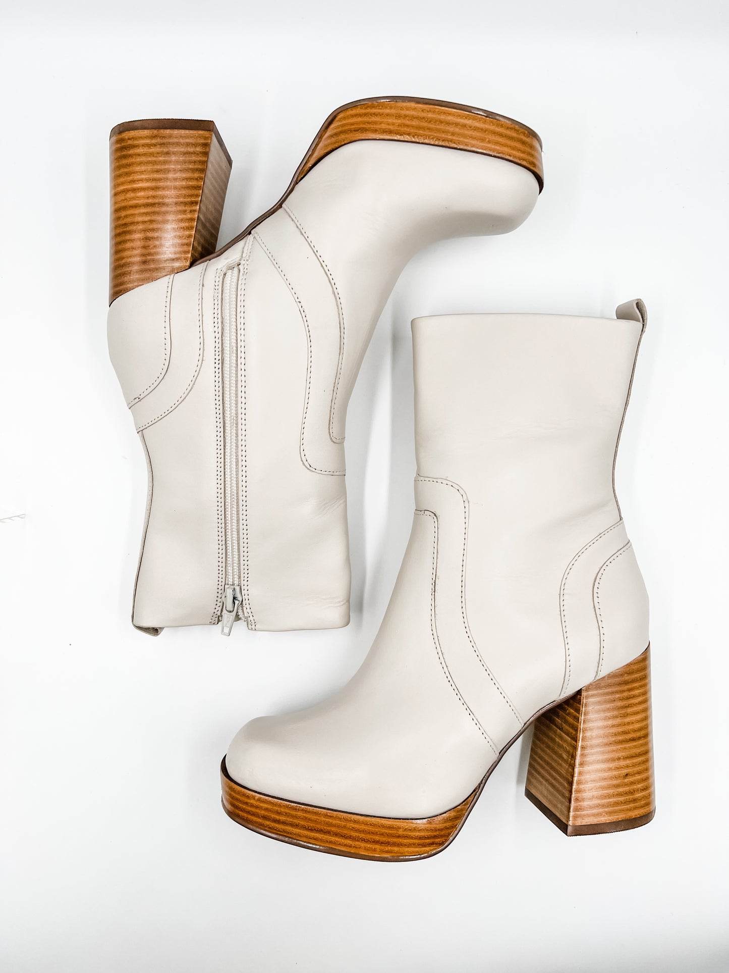 Edson Bone Leather Bootie