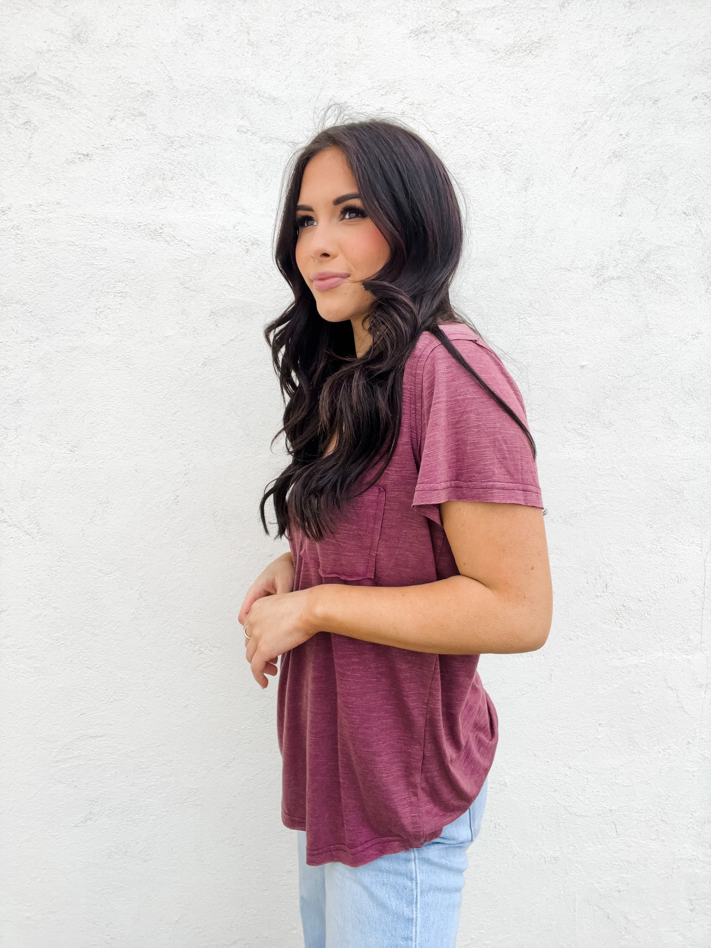 Plum Good Vibes Top