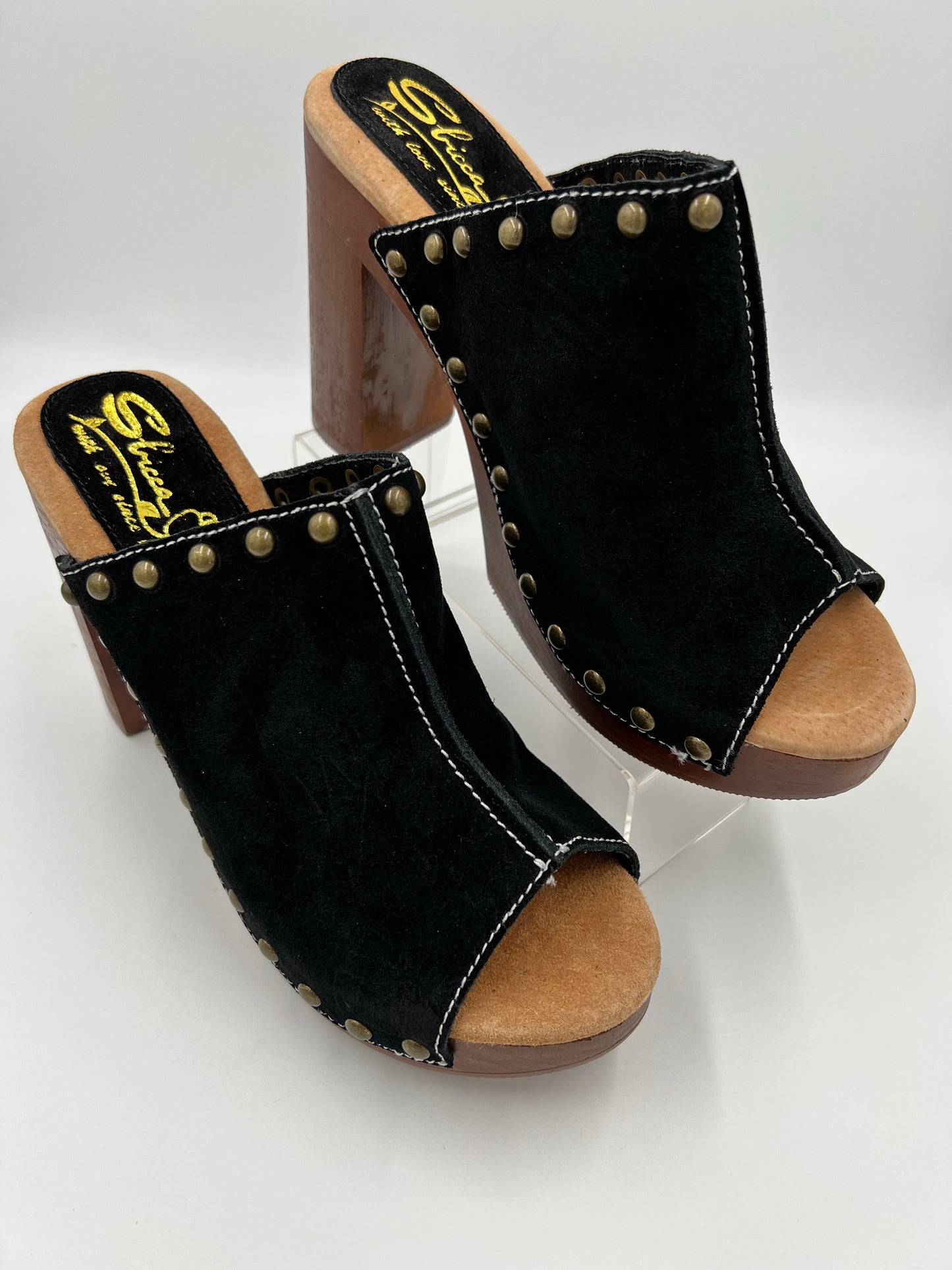 Crowley Suede Clog Black
