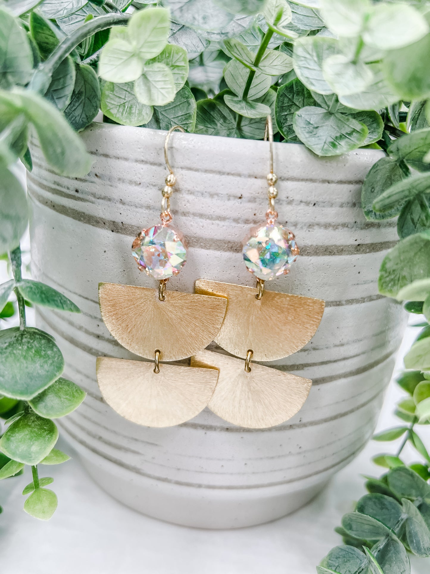 Moon Stones Earrings