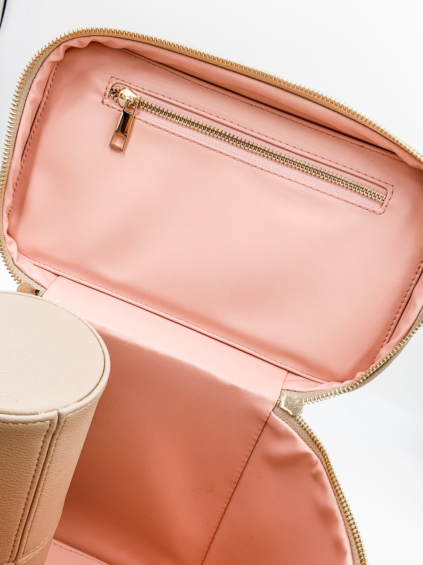 Lux Cosmetic Bag Nude
