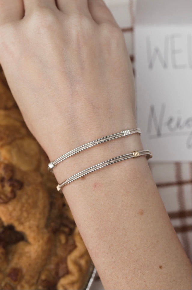 Be Kind All Silver Bracelet