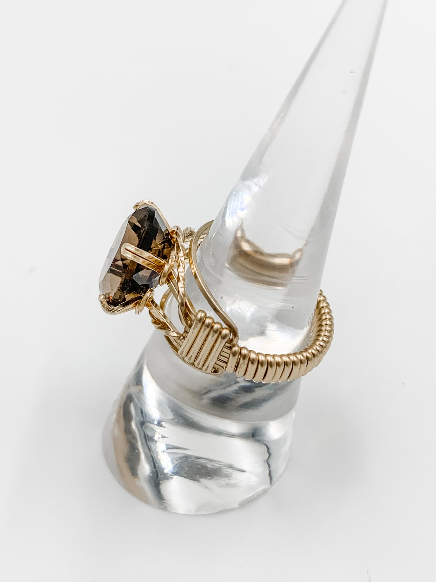 Gemstone Smokey Quartz Ring