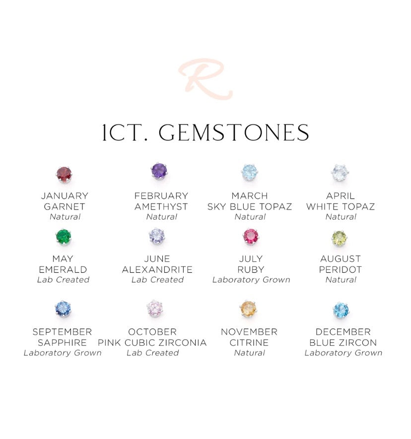Drop Gemstone Earrings