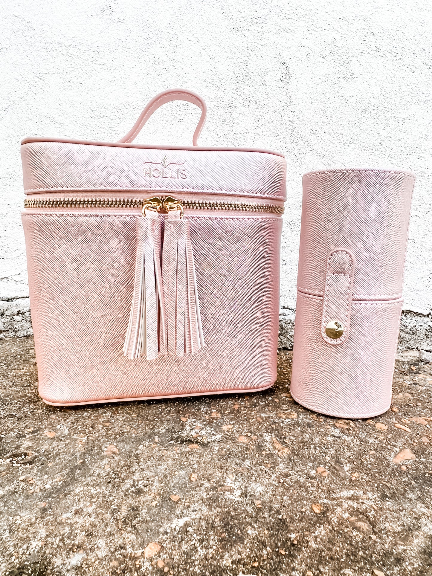 Mini Lux Cosmetic Bag Blush