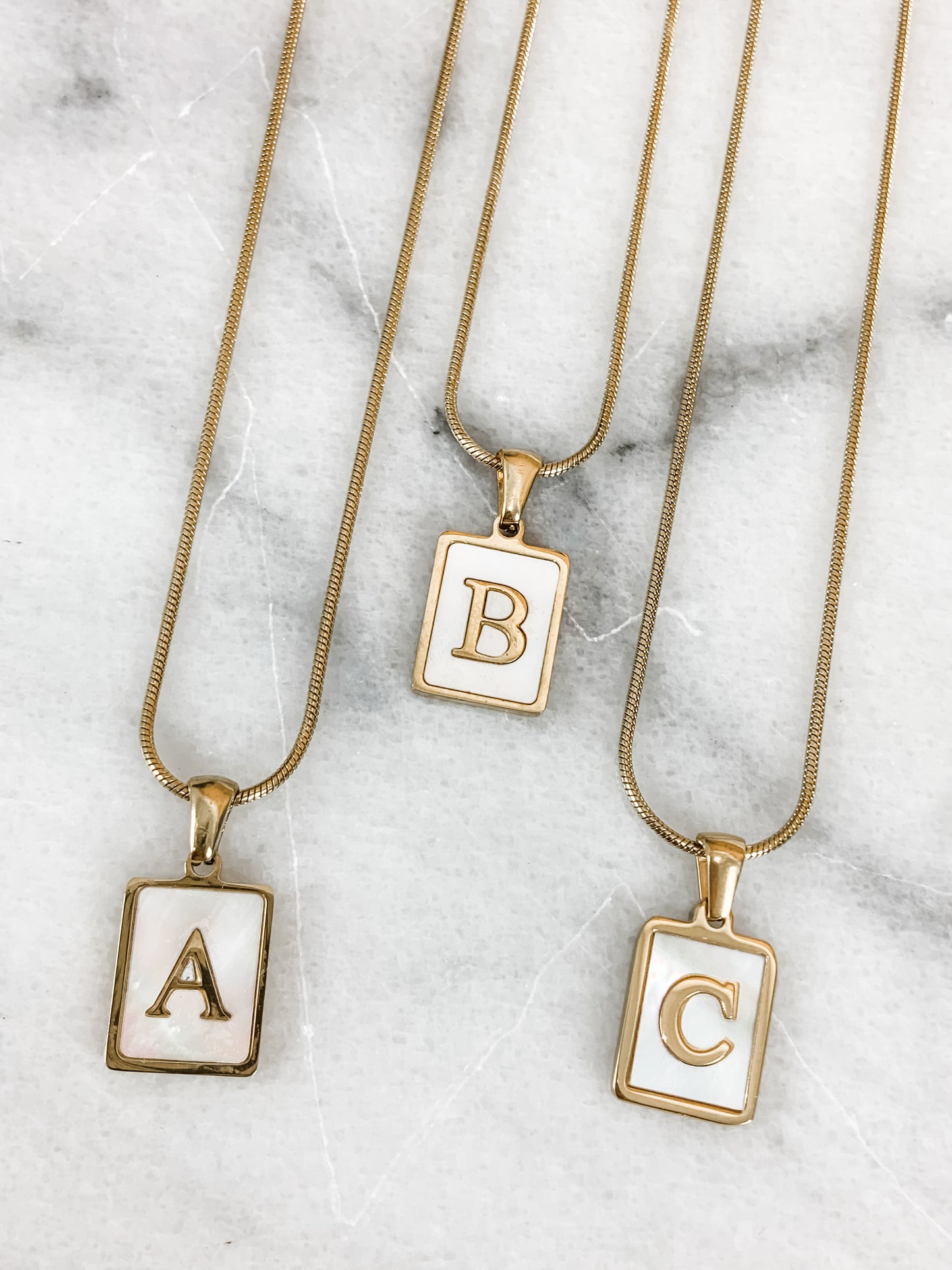 Free Agent Initial Necklace