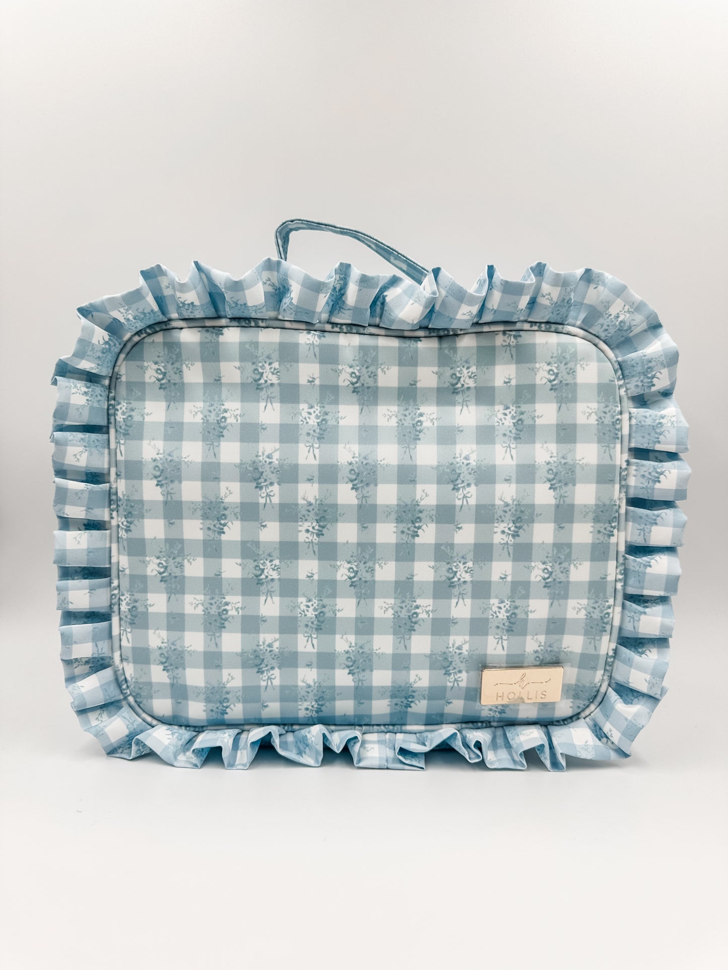 Ruffled Jett Setter Blue Floral