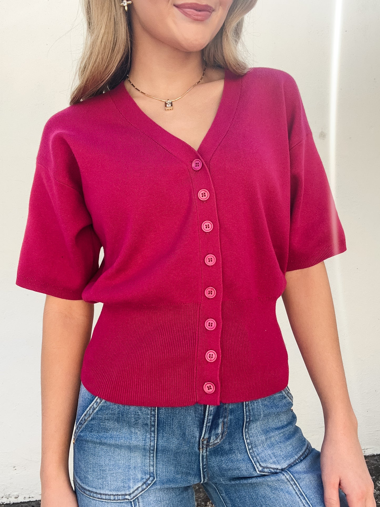 Magenta Madness Top