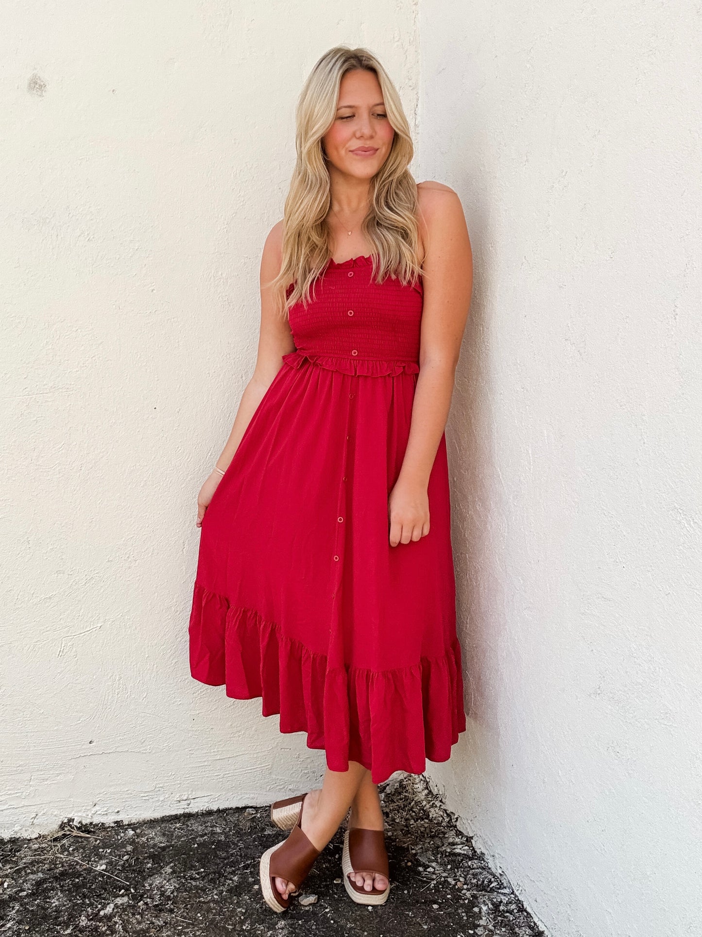 The Jones in Berry Red