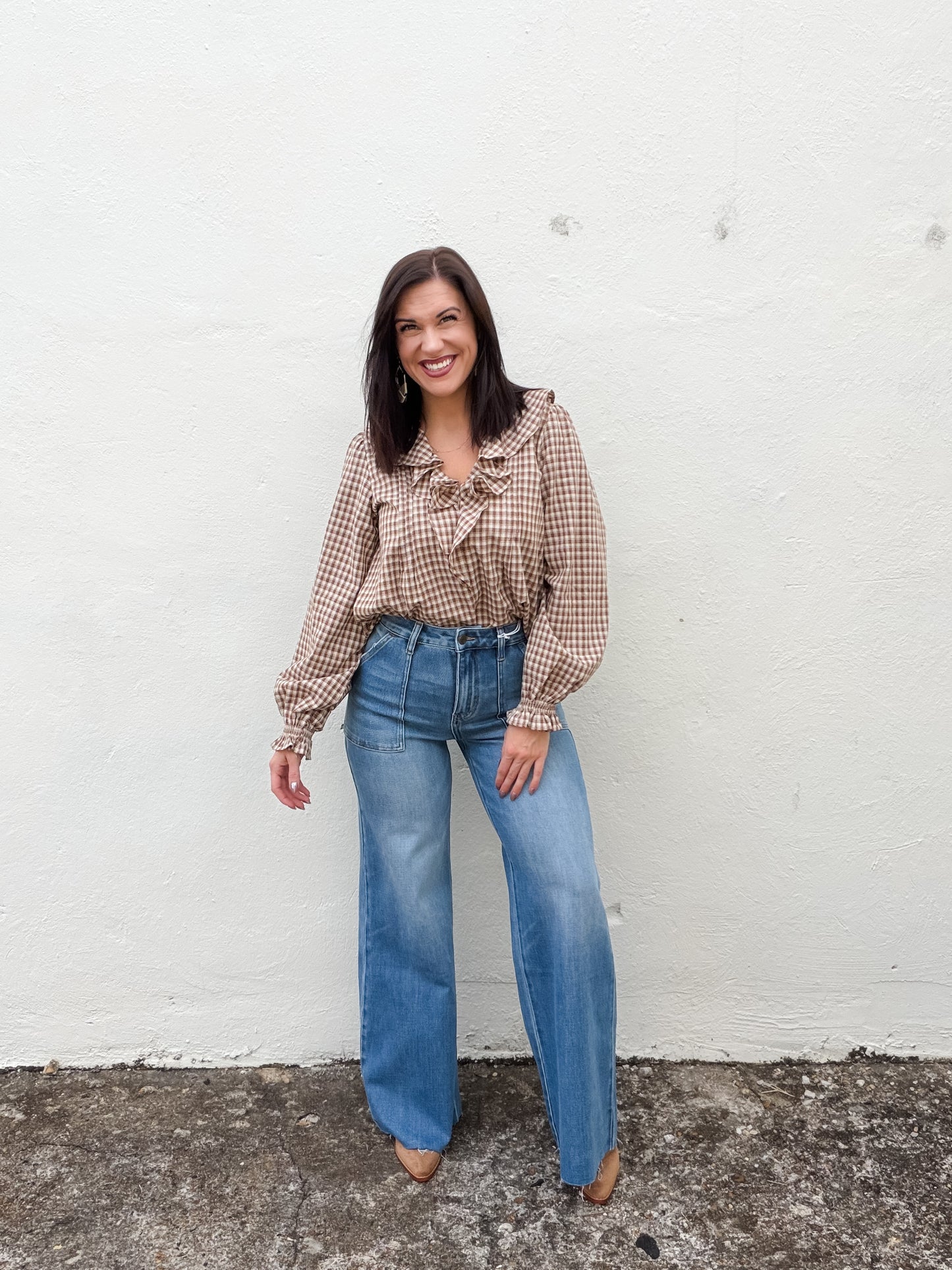 Harvest Gingham Blouse