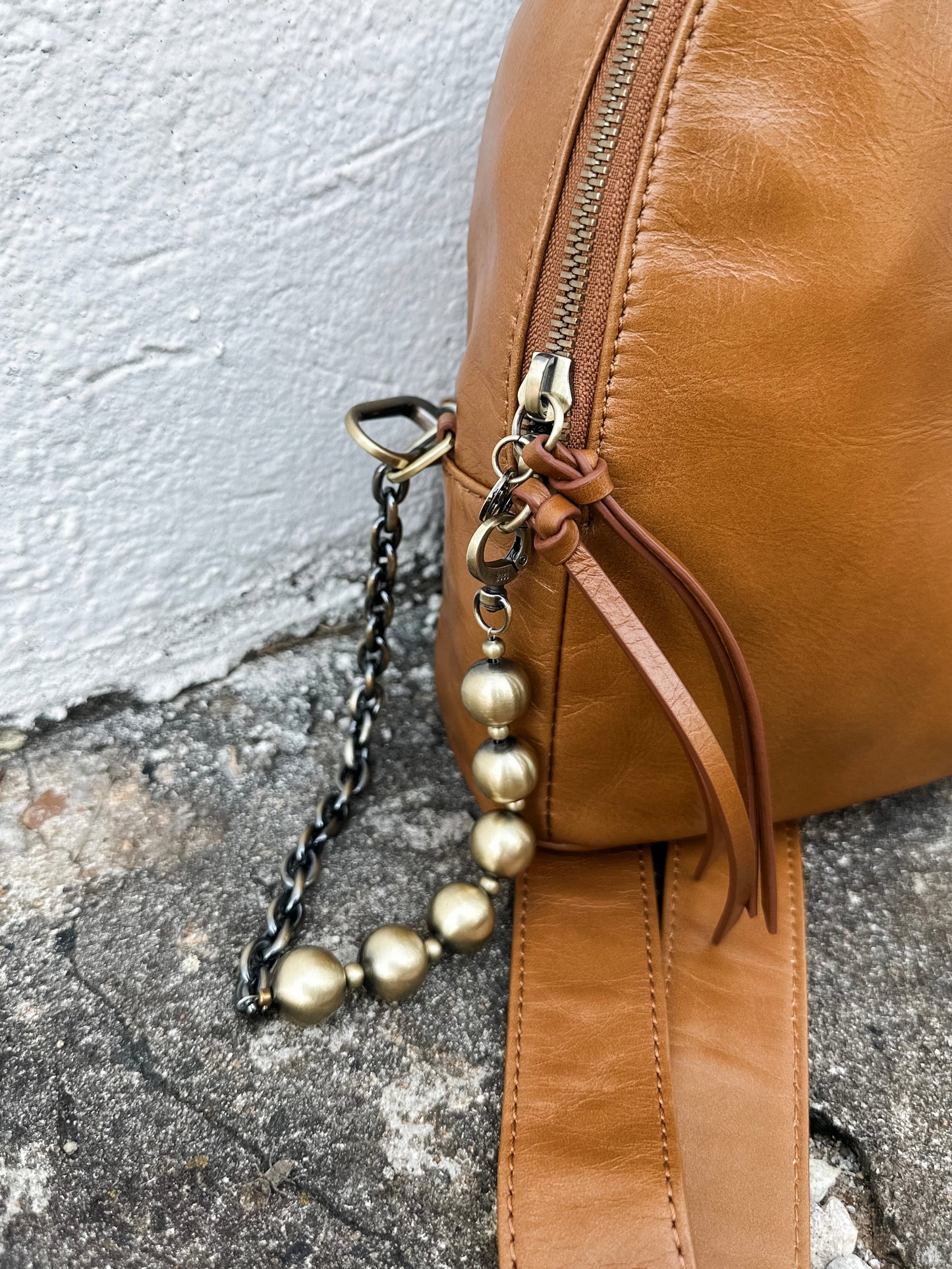 Fern Sling Truffle with Chain