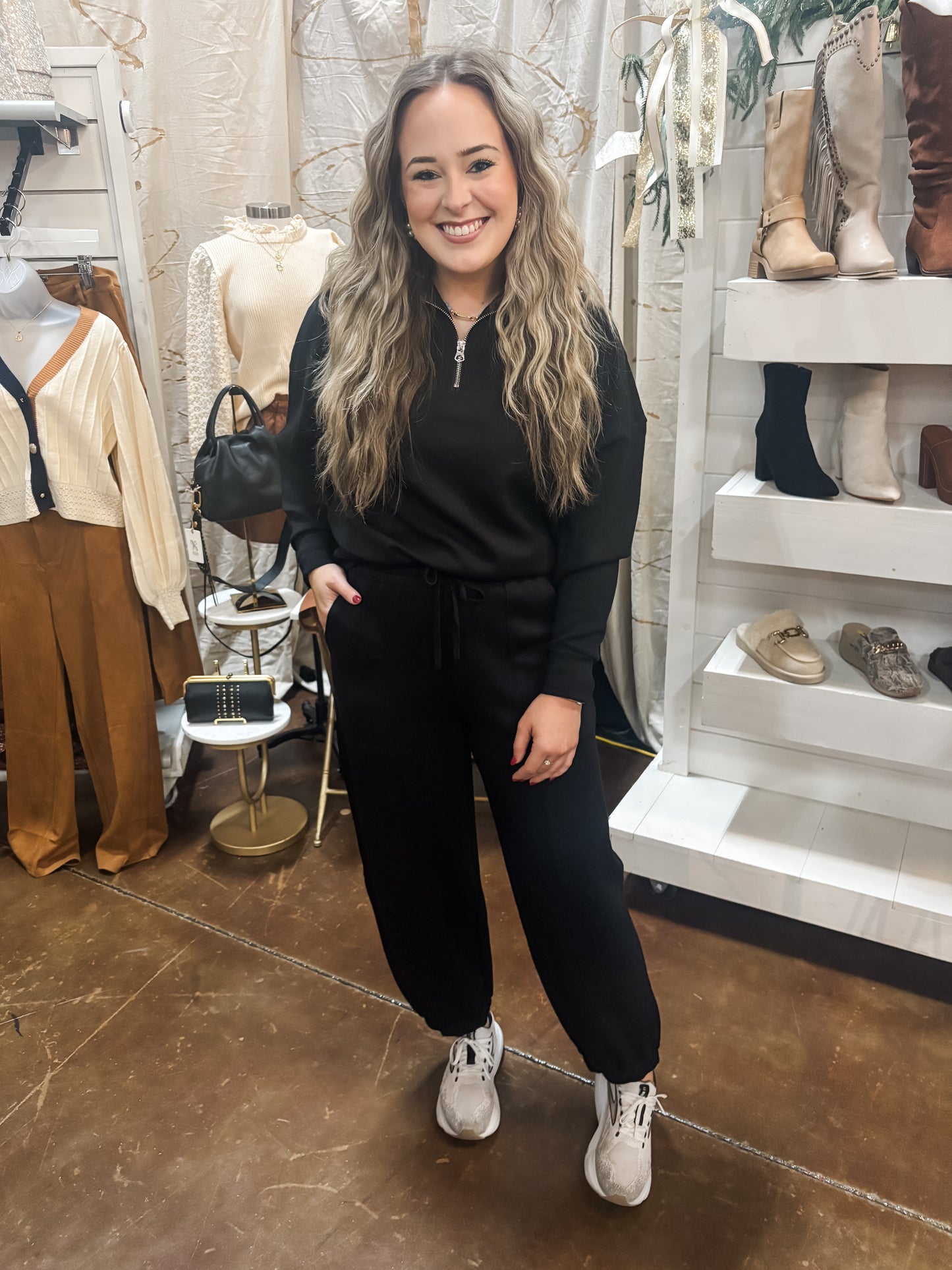 Jan Half Zip Scuba Pullover