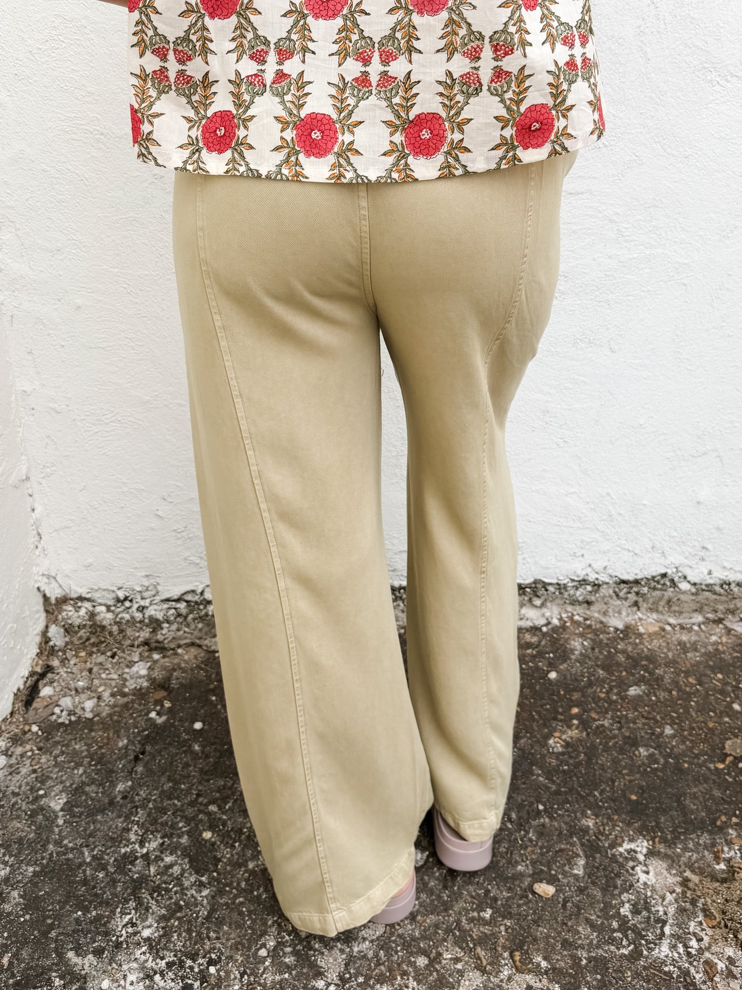 Flow By Me Pants Moss