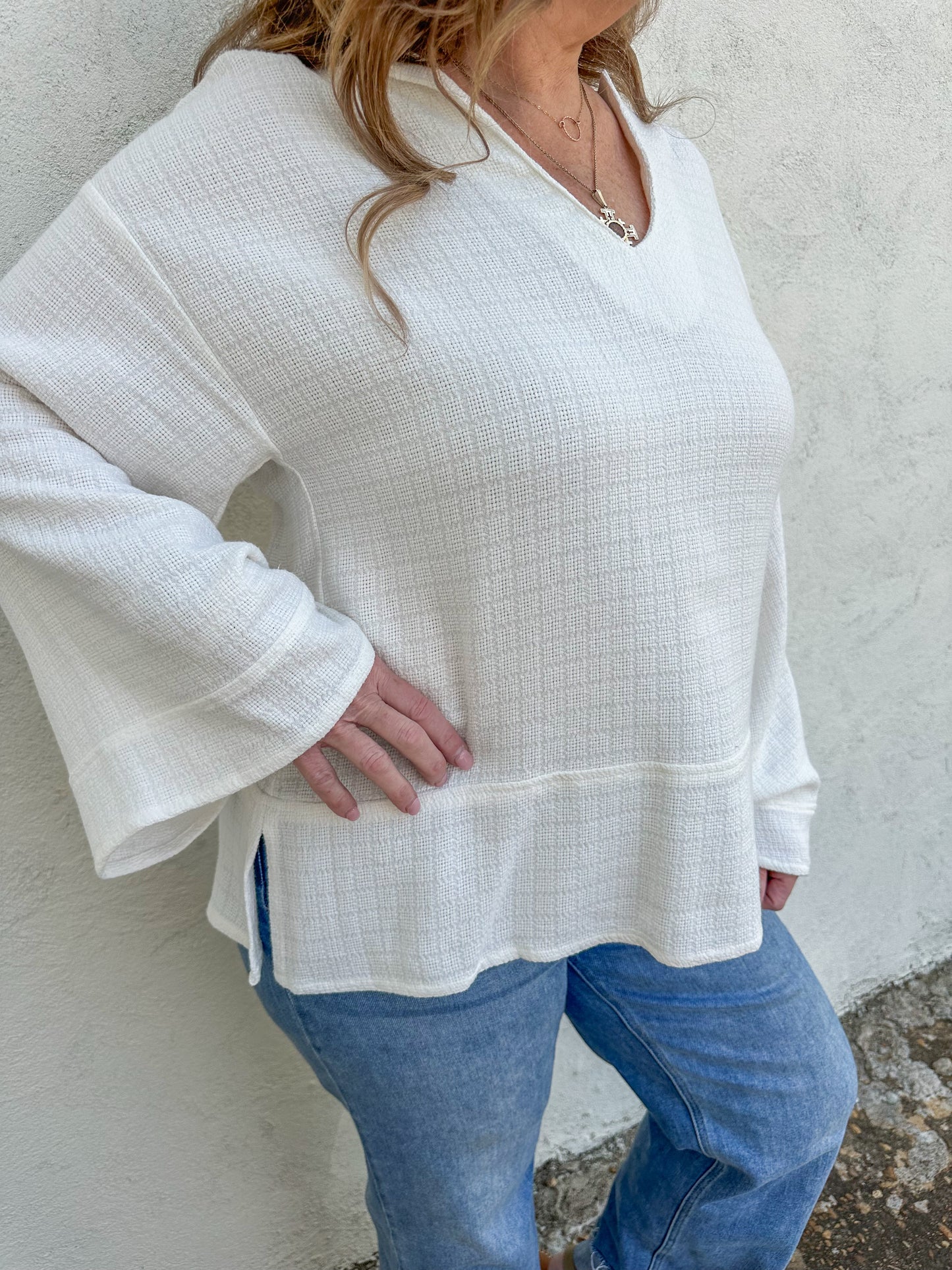 Summer Linen Sweater Top