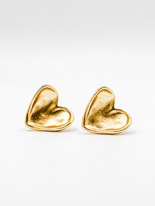 Heartbeat Stud Earrings
