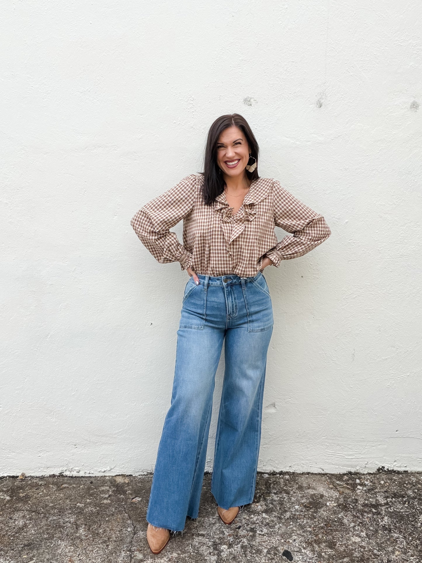 Harvest Gingham Blouse