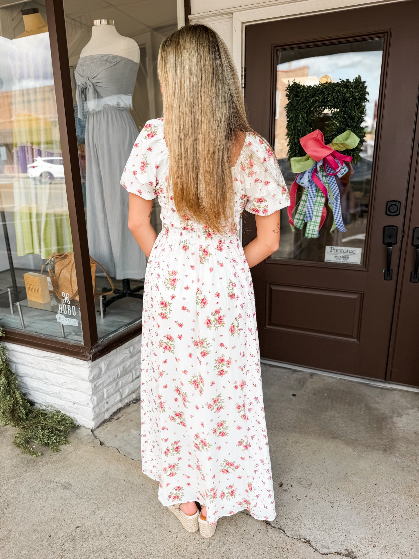 The Brunswick in Scattered Petals Dress