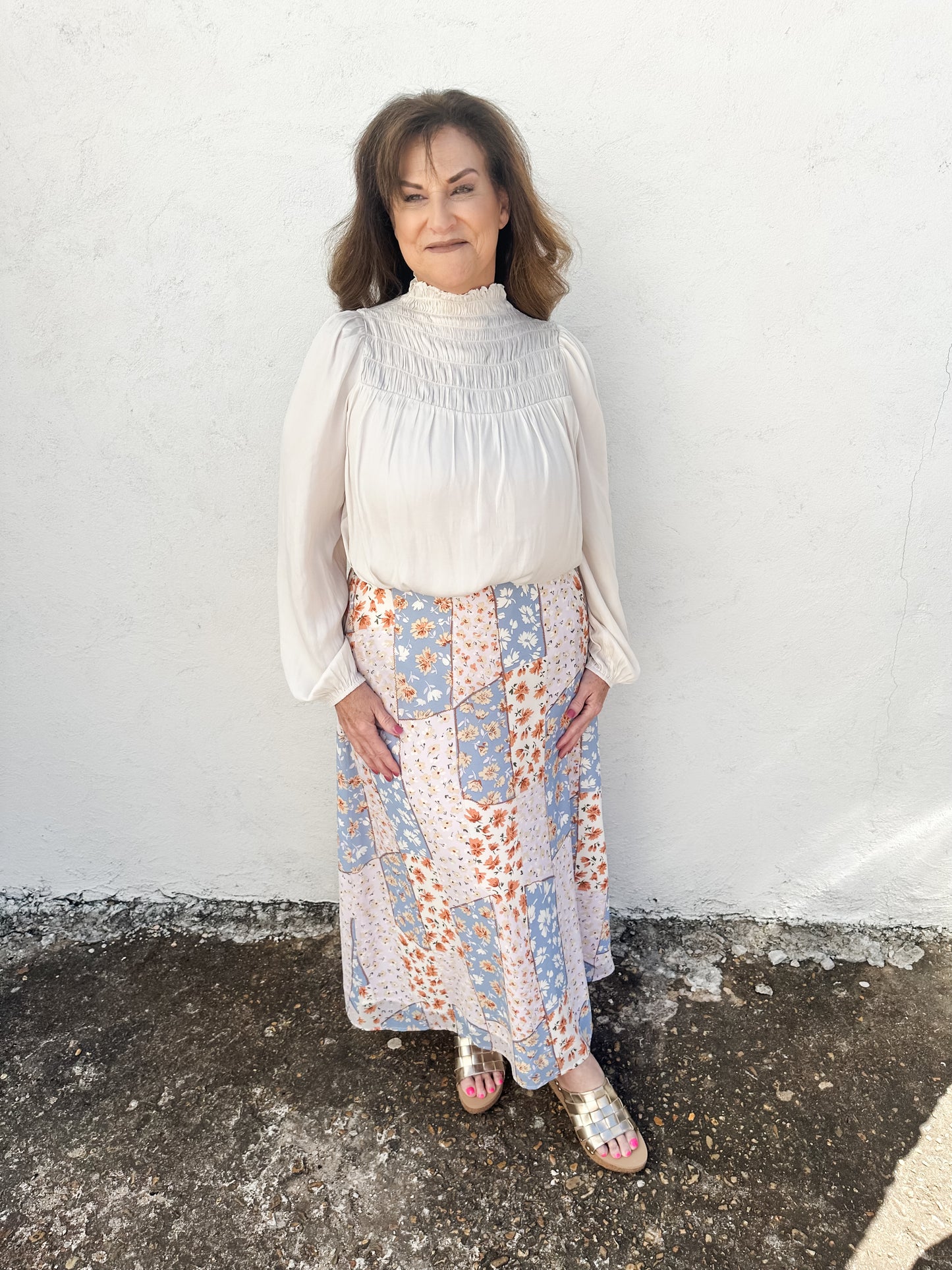 Daffodil Dreams Maxi Slip Skirt