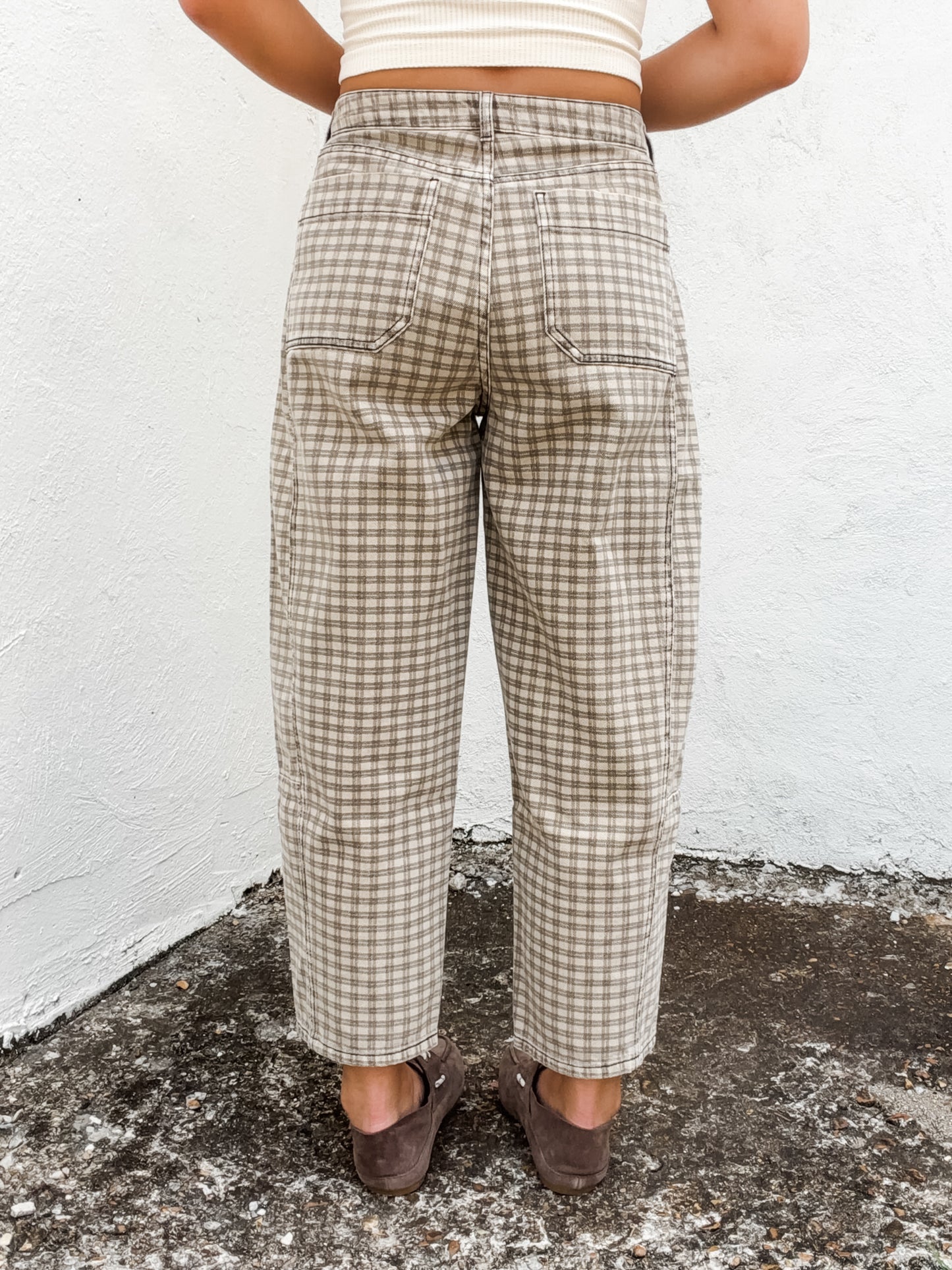 Crown Me Checkered Pants