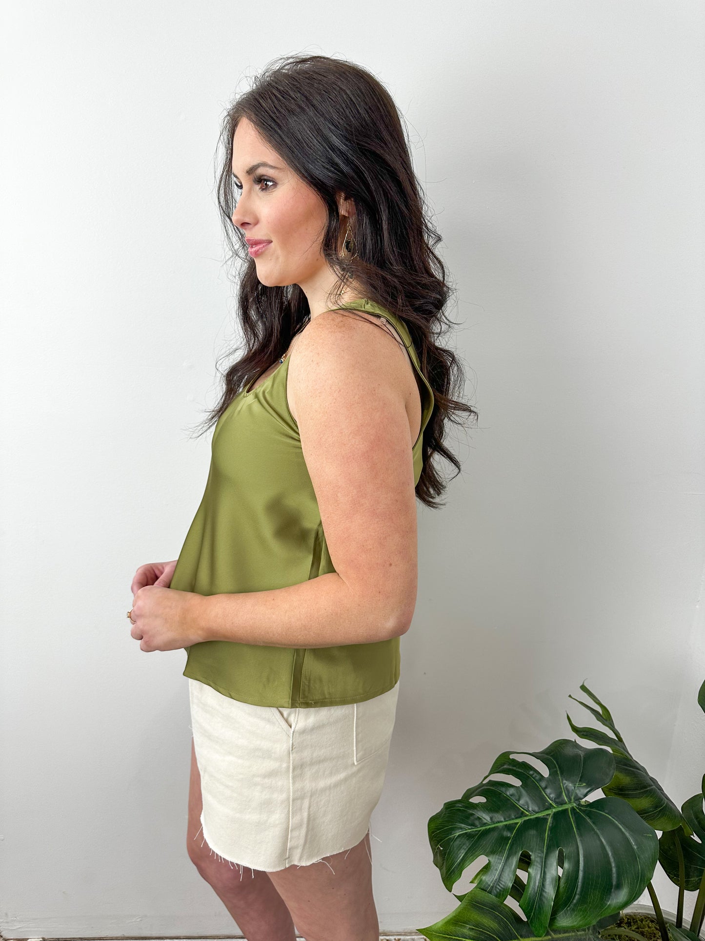 Date Night Tank Olive