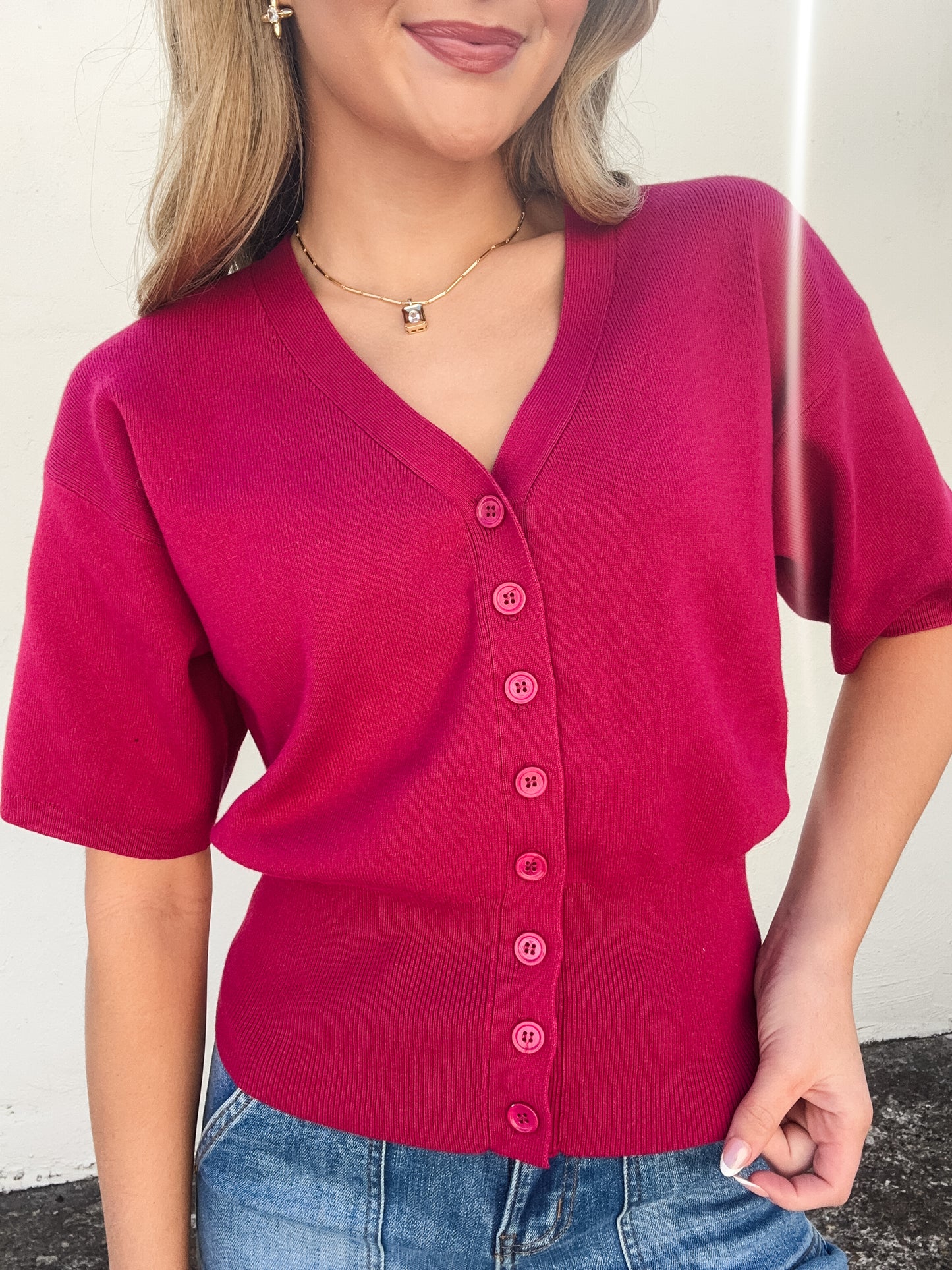Magenta Madness Top