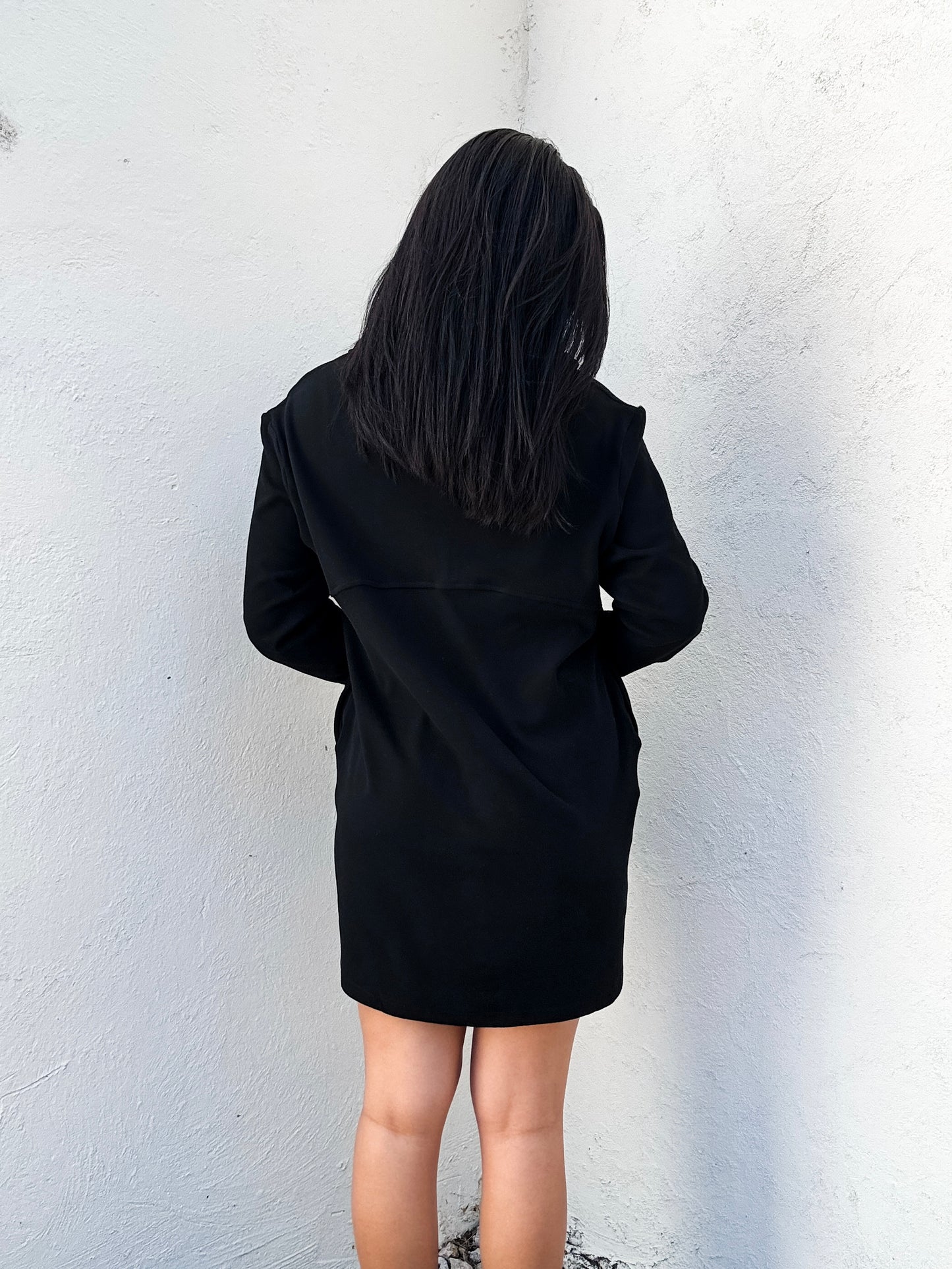 The Funday Zip Dress Black