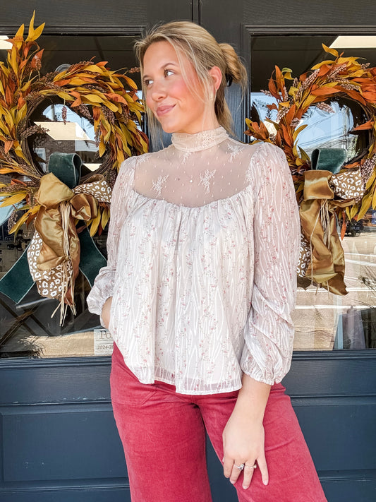Delicate Bouquet Blouse