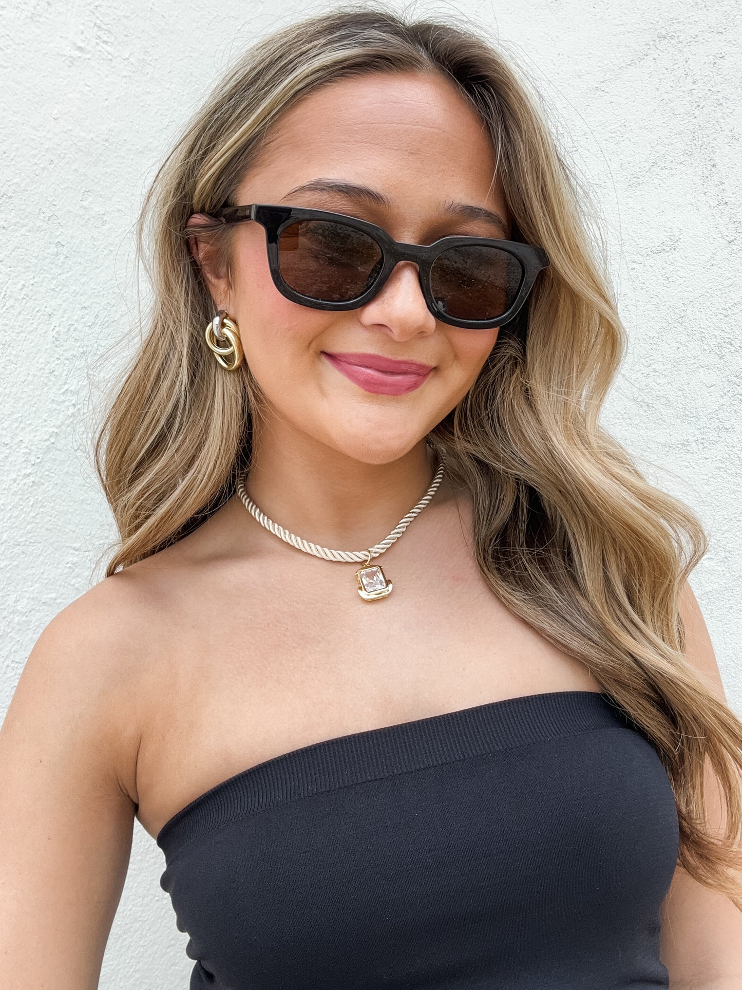 Nia Dark Chocolate Sunglasses