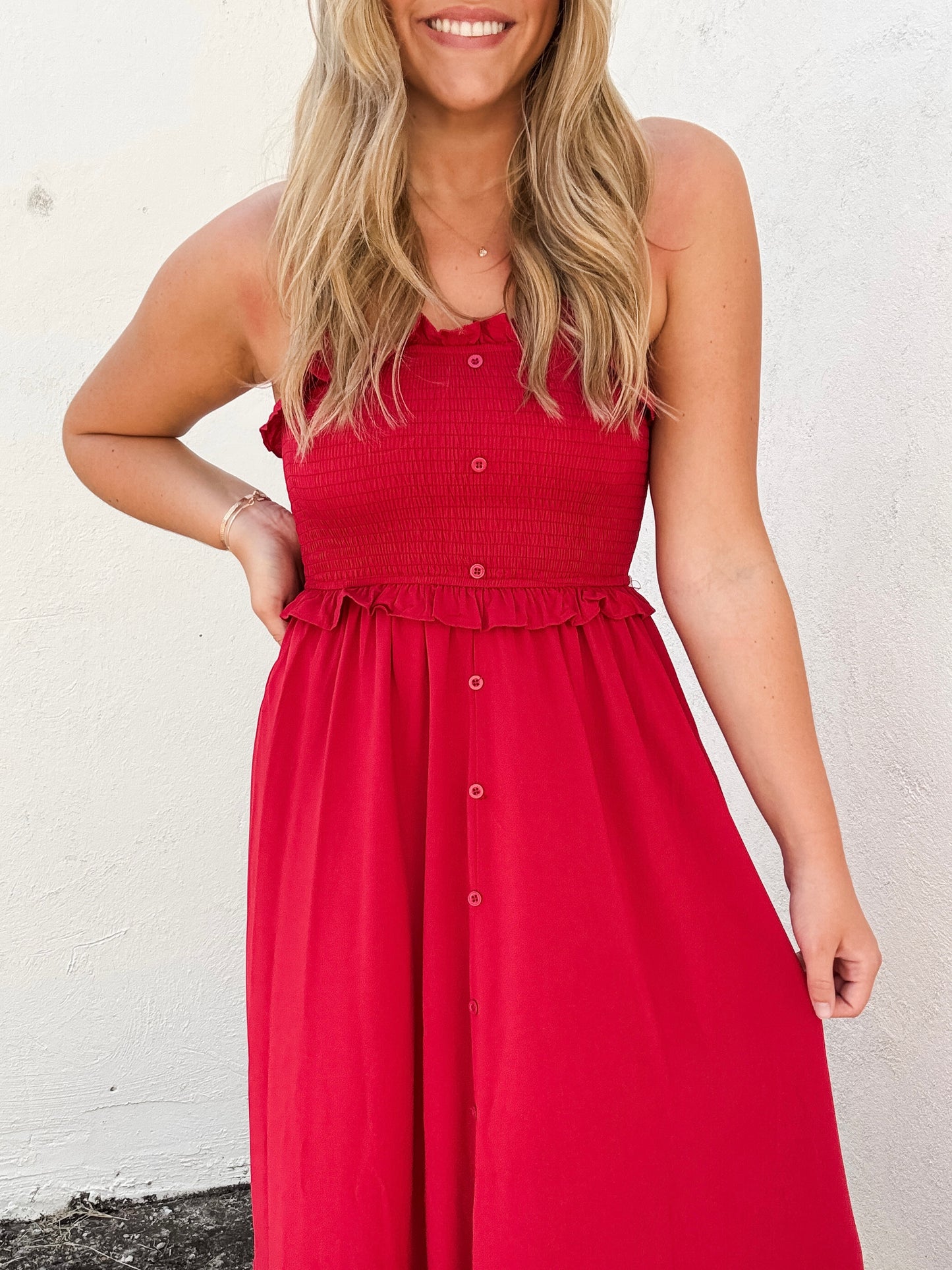 The Jones in Berry Red