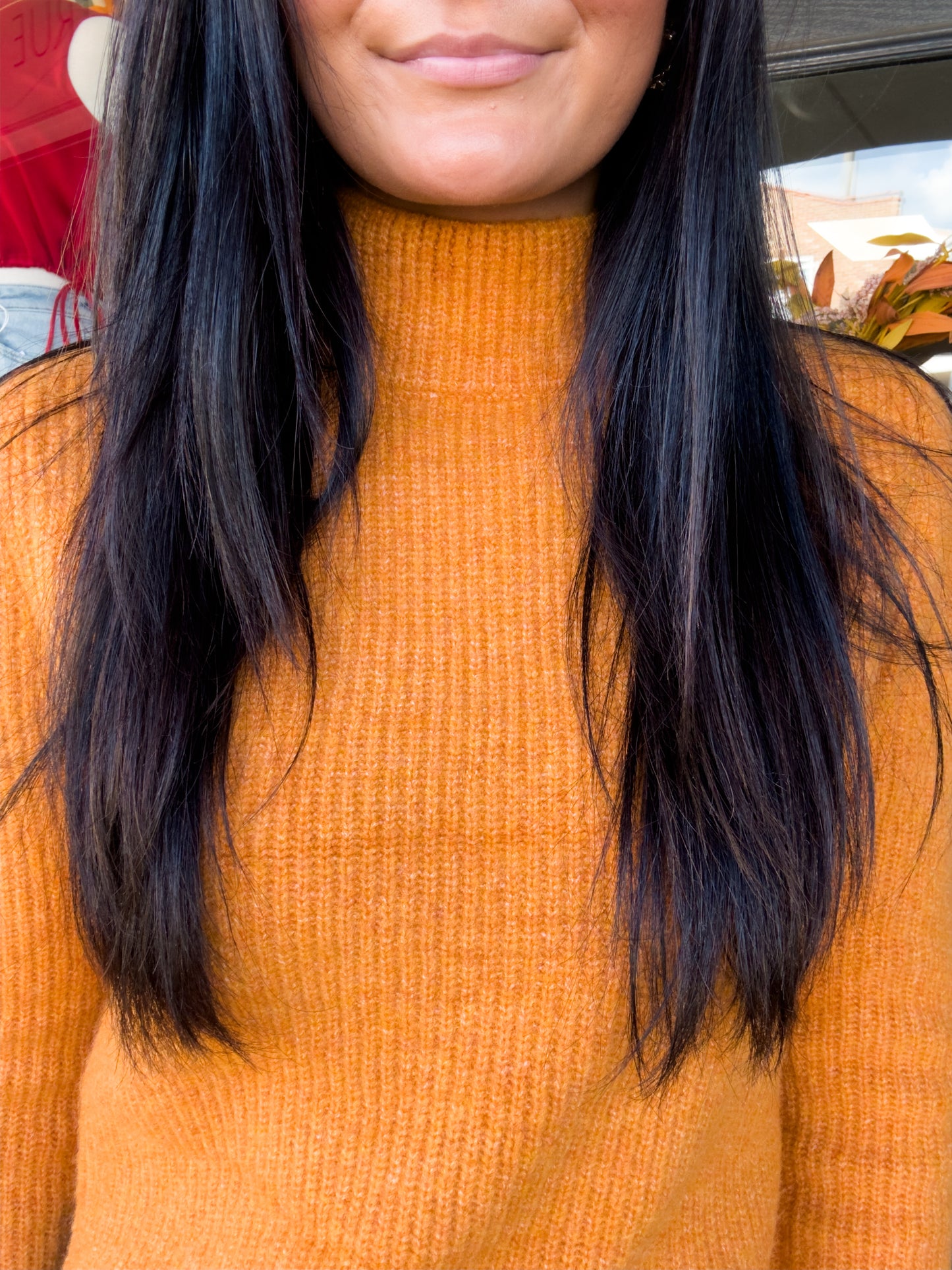 The Raine Pullover Sweater Ginger