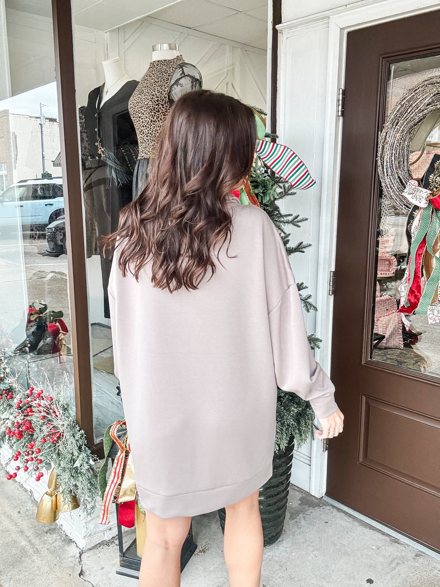 Seanni Scuba Mini Dress