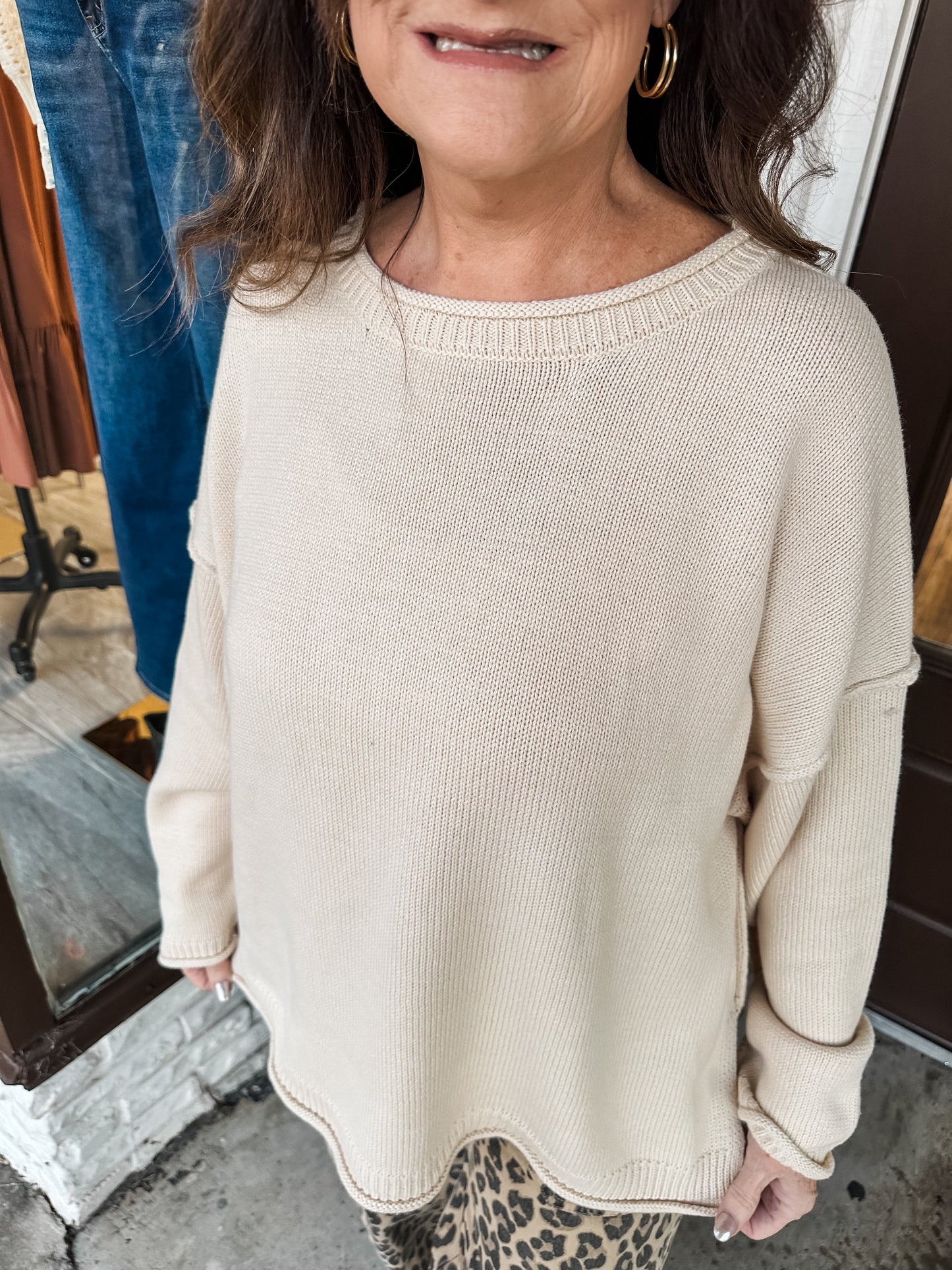 Changed Again Sweater Oatmeal