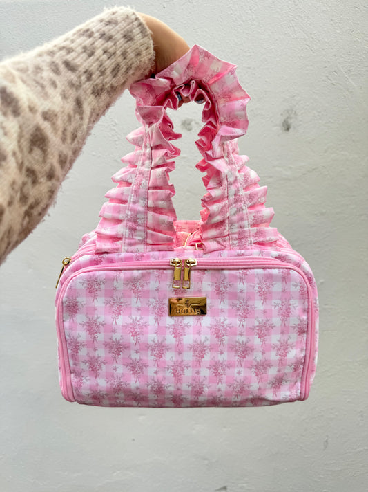 Ruffled Caddie Pink