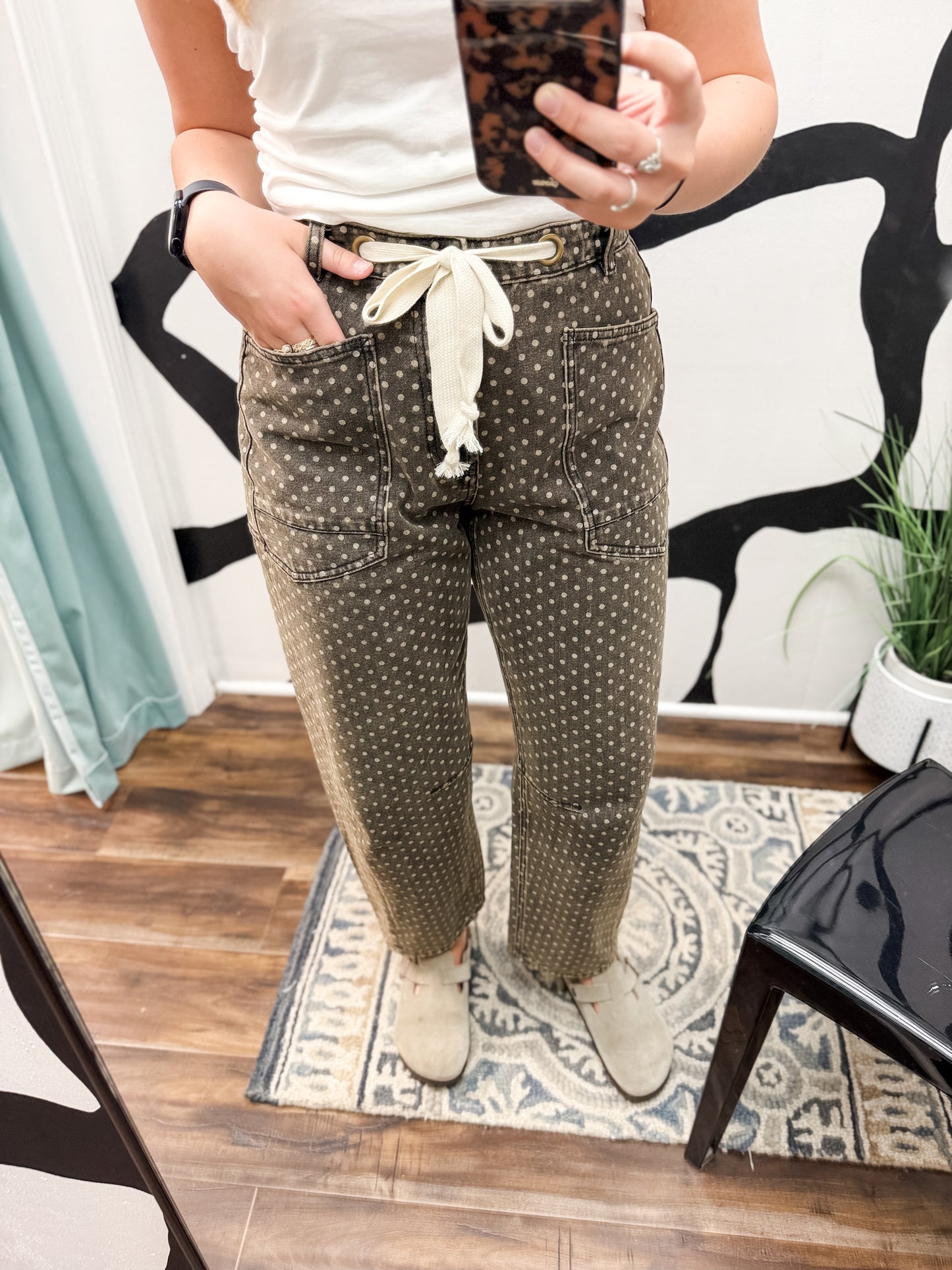 Polka Dot Jeans