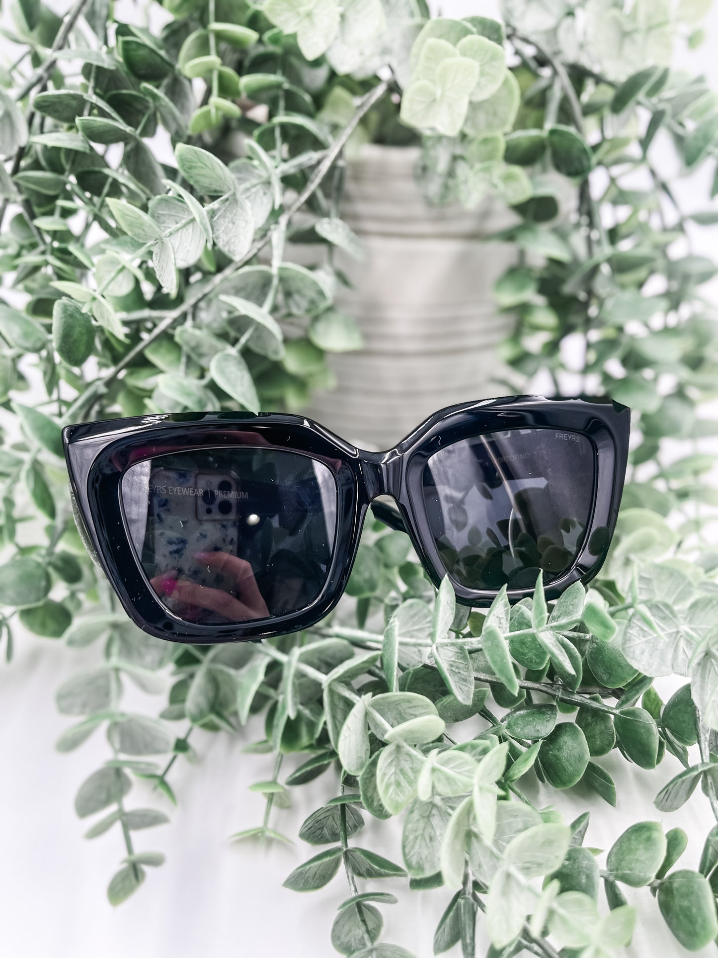 Portofino Black Sunglasses