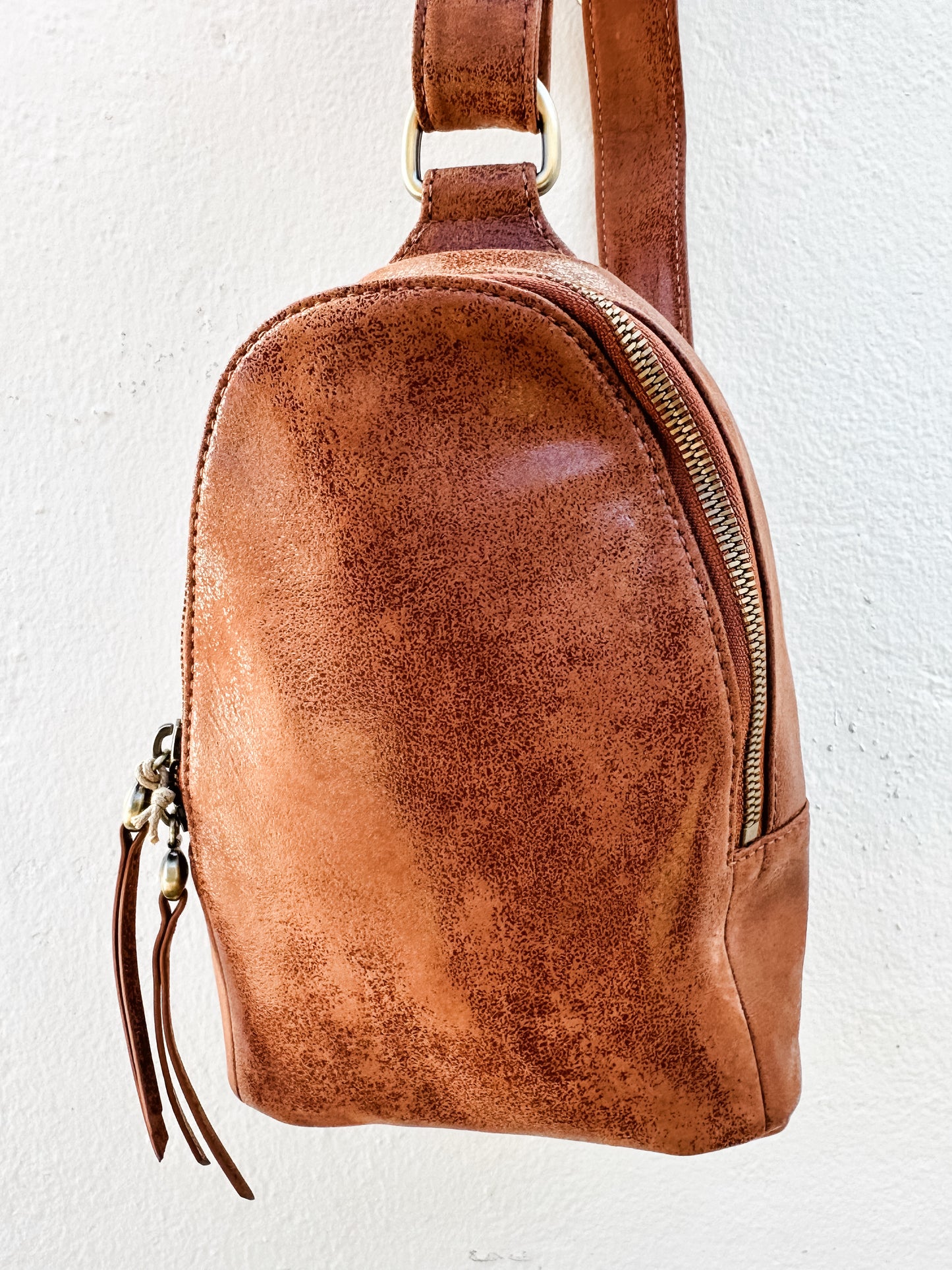 Fern Sling in Burnished Saddle