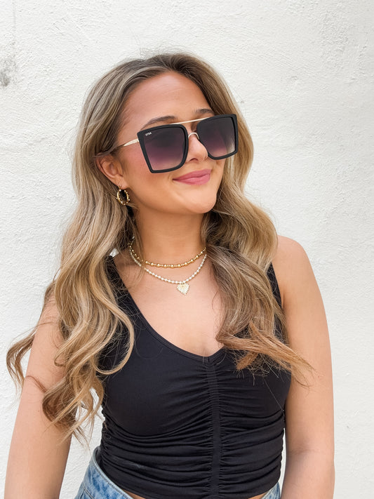 Velda Black/Smoke Fade Sunglasses