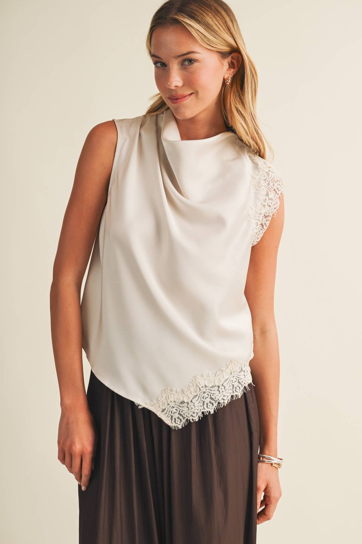 Champagne and Lace Top Cream