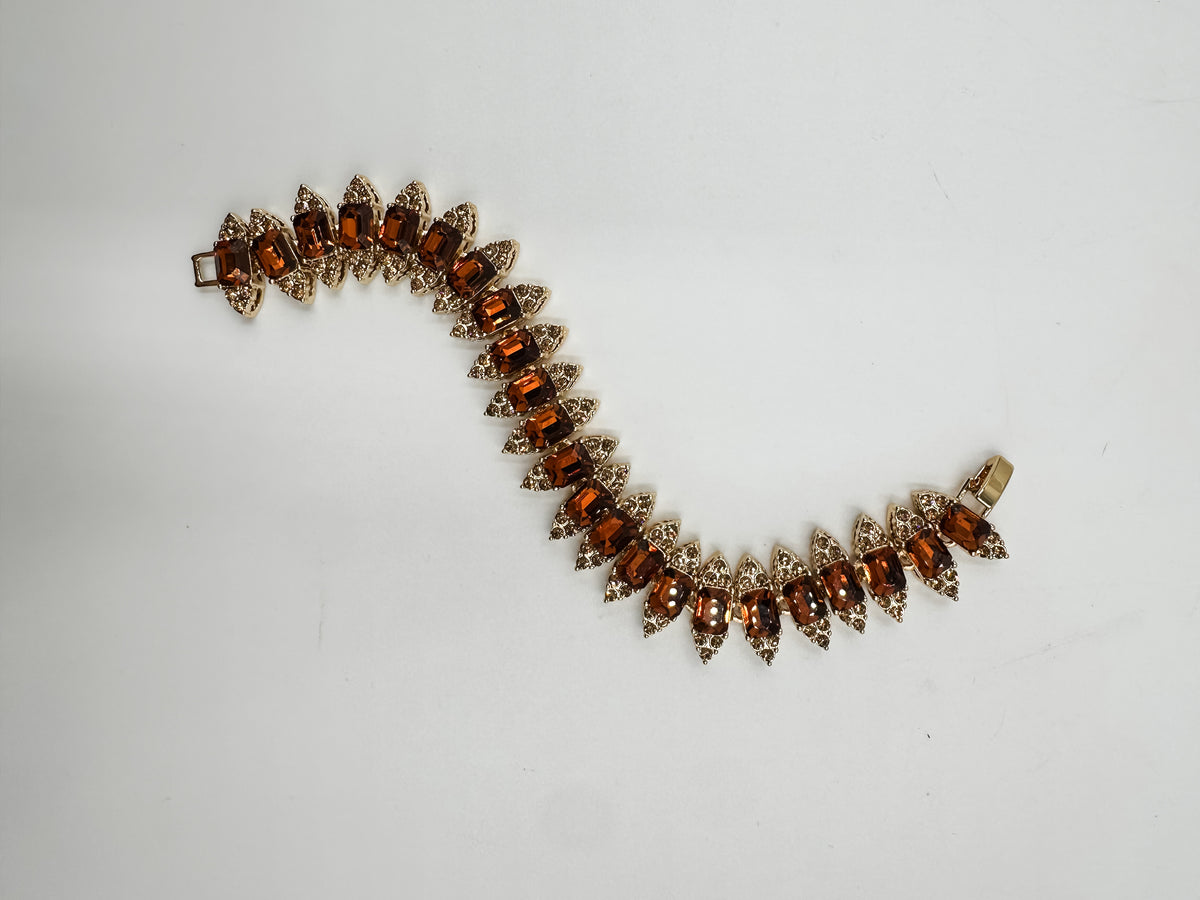 Amber Crystal Bracelet