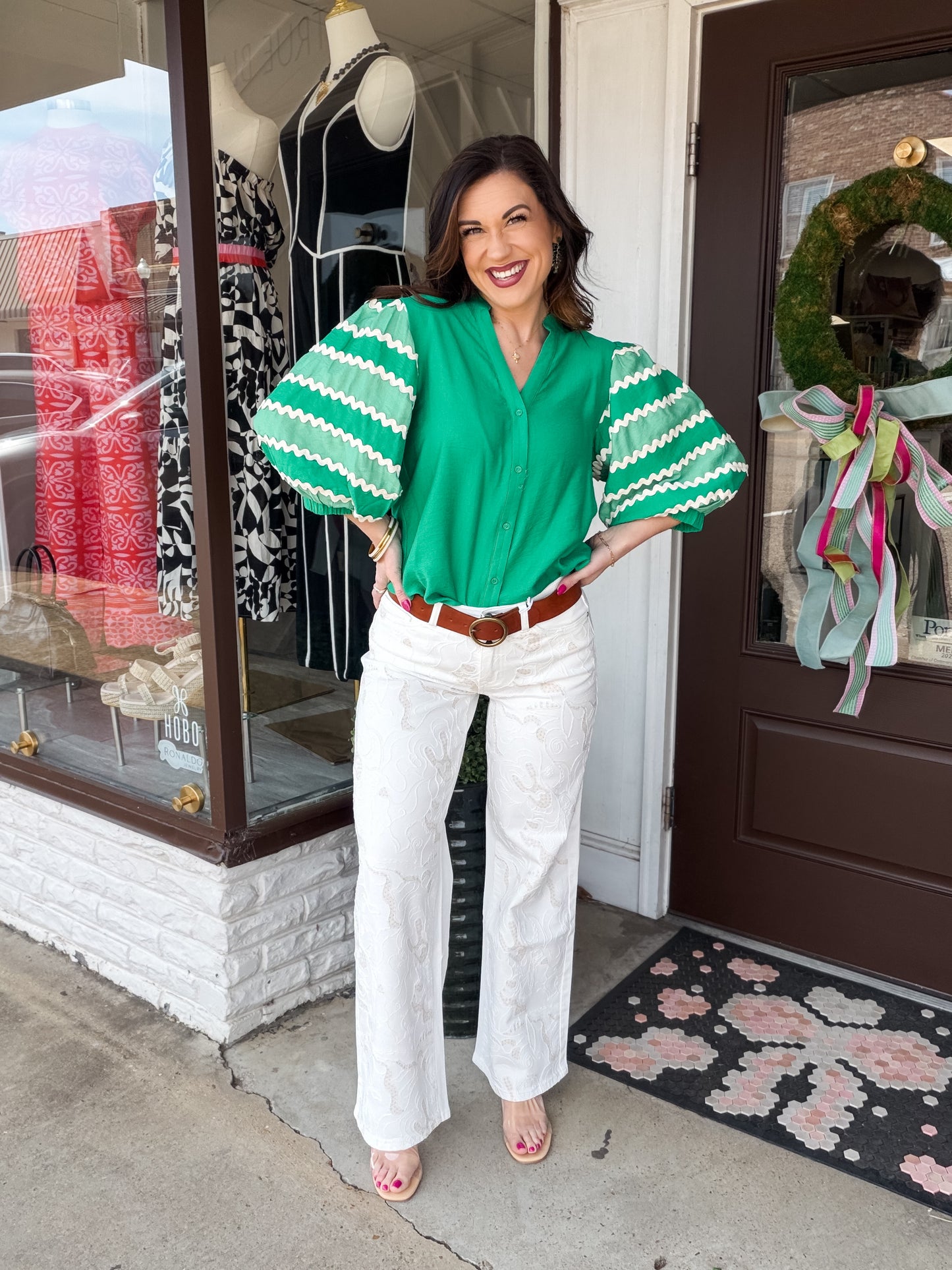 Putting On The Green Top