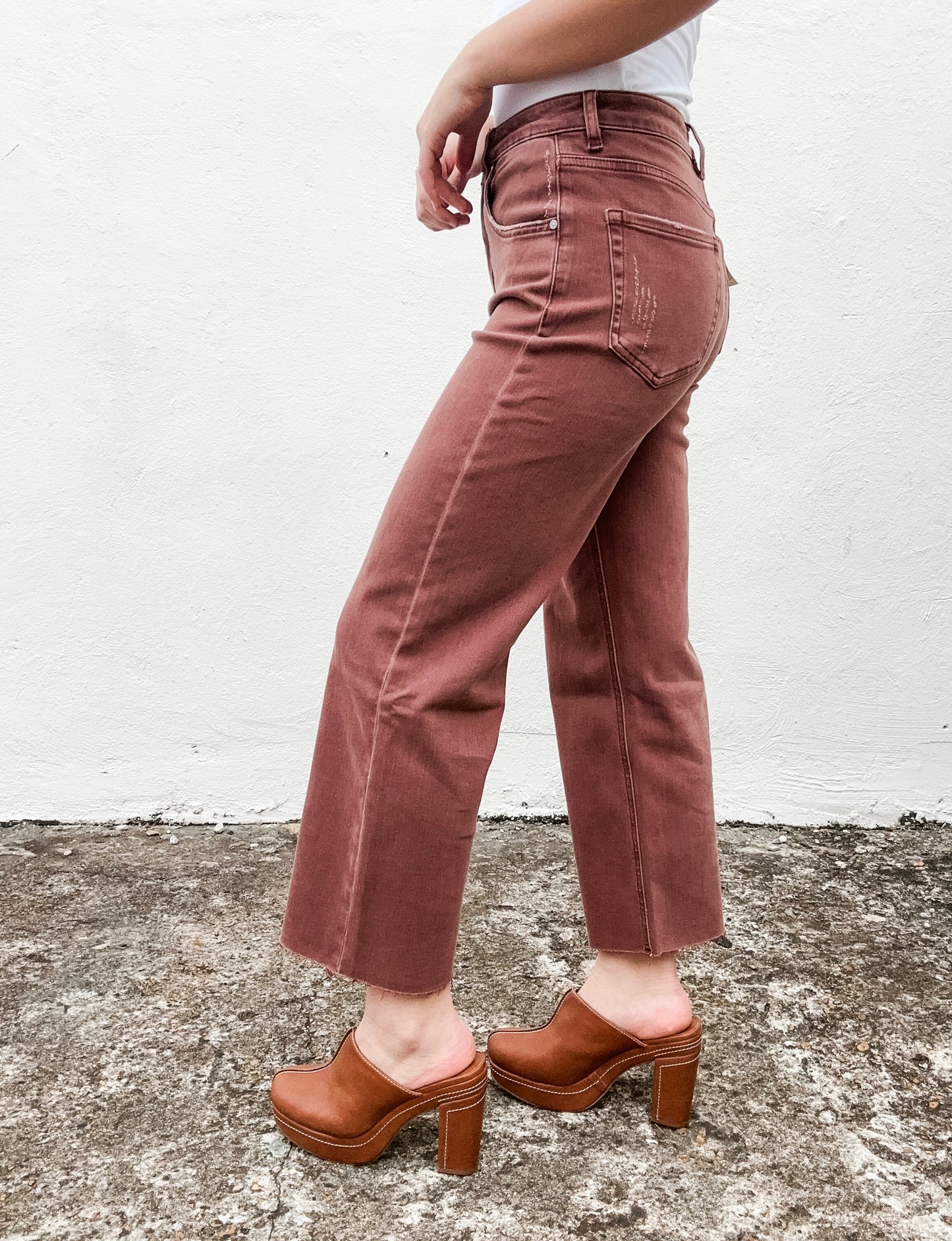 Cappuccino High Rise Jeans