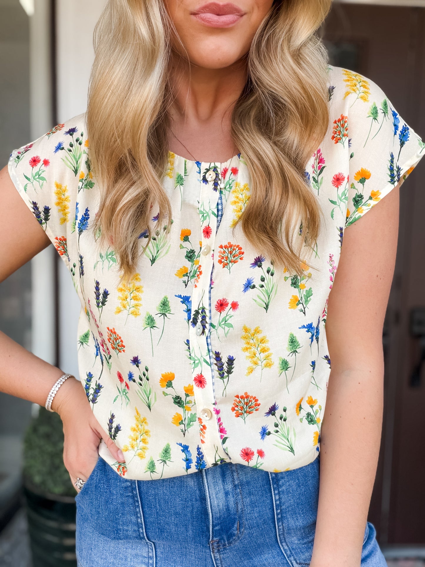 Flower Picking Top
