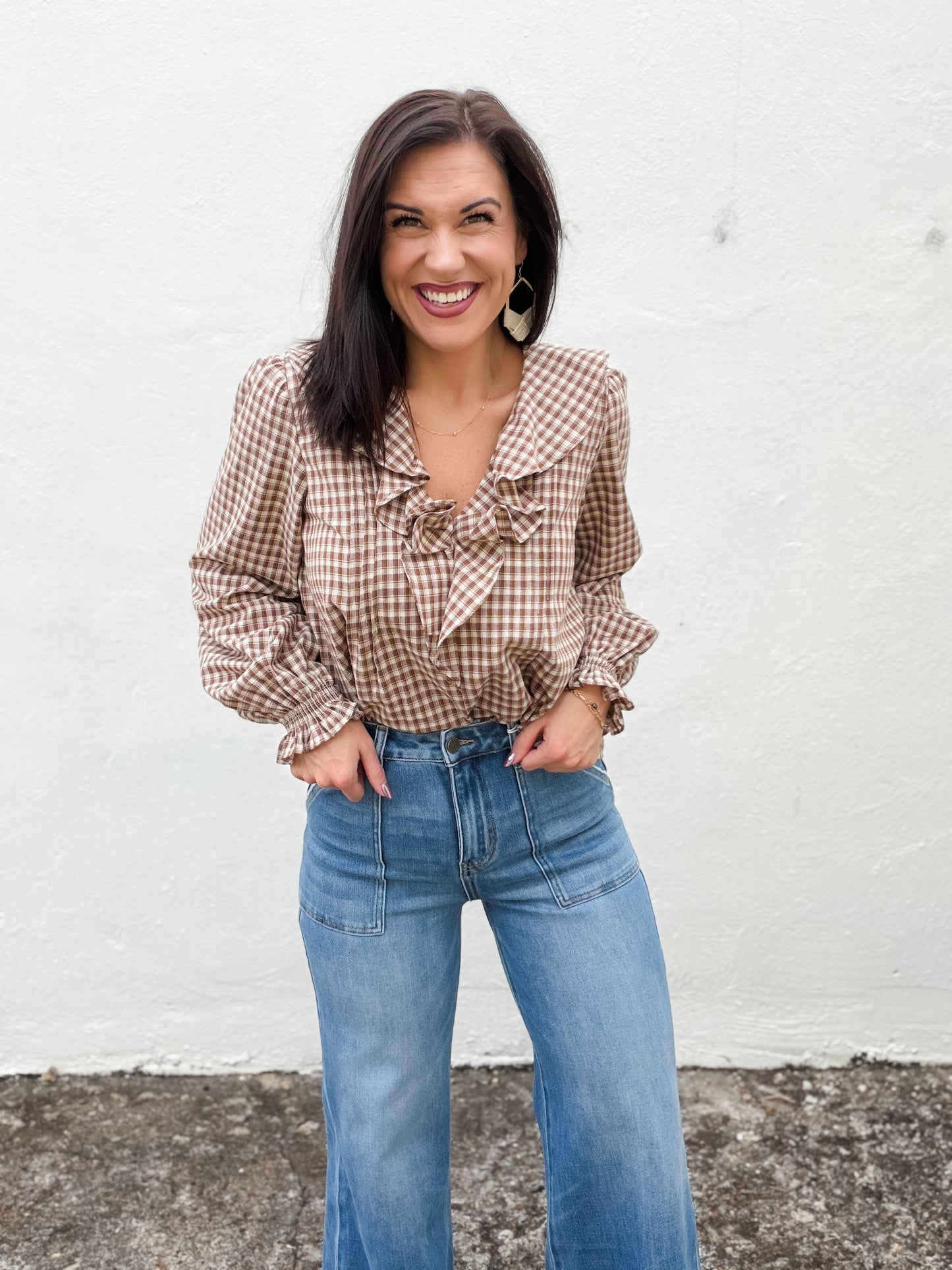 Harvest Gingham Blouse