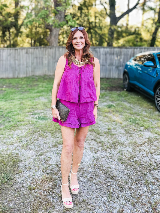 Just Beaching Short Set