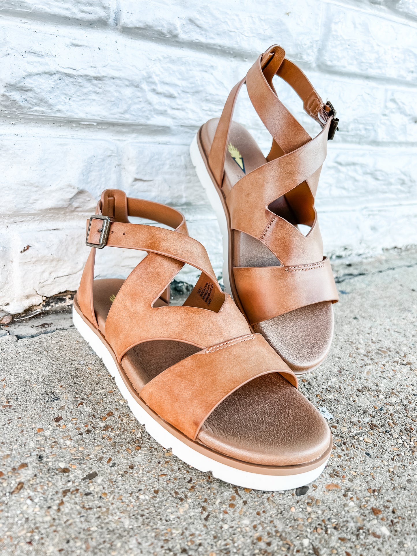 S'mores Ankle Strap Sandal Tan